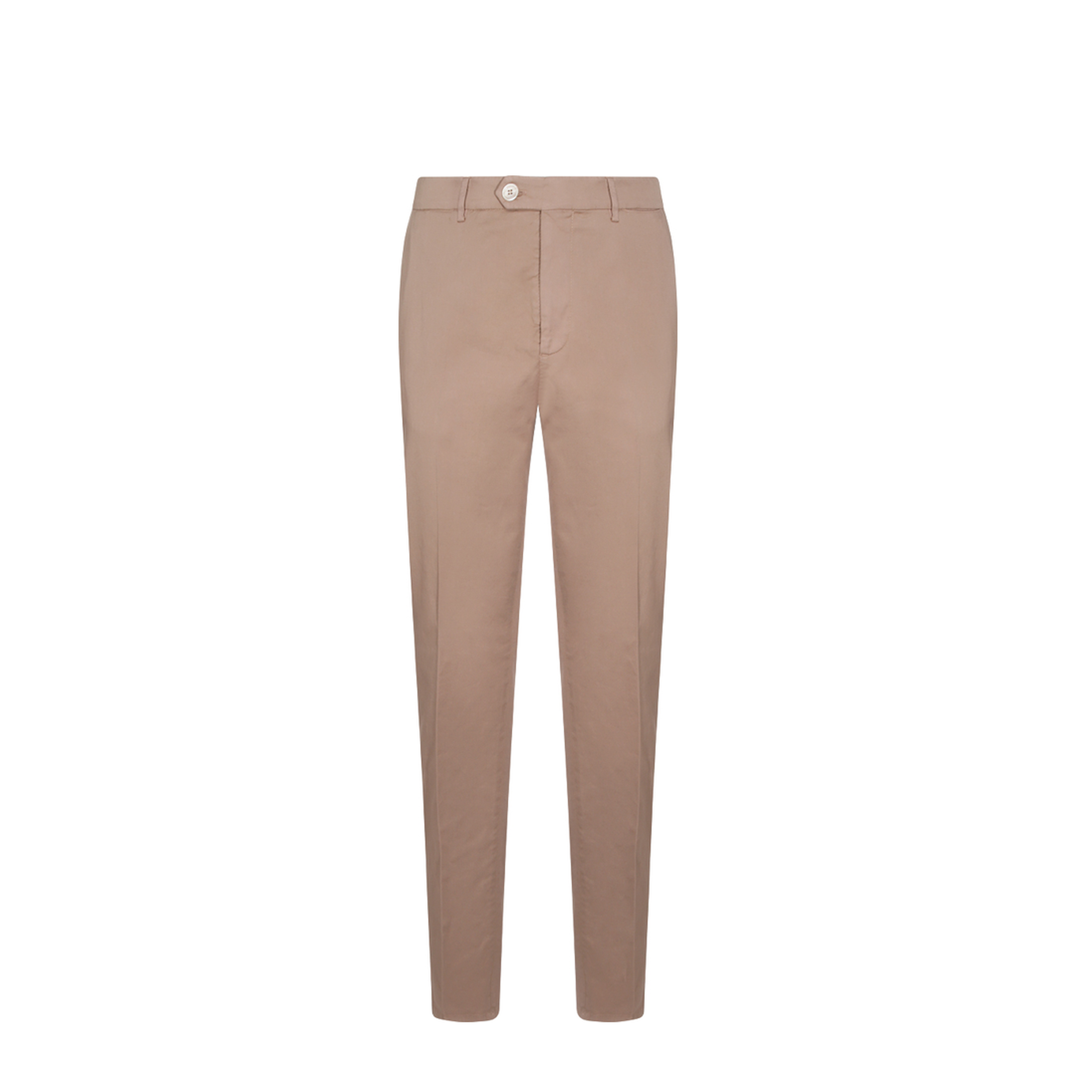 Cotton Pants Dark Beige - Image 1