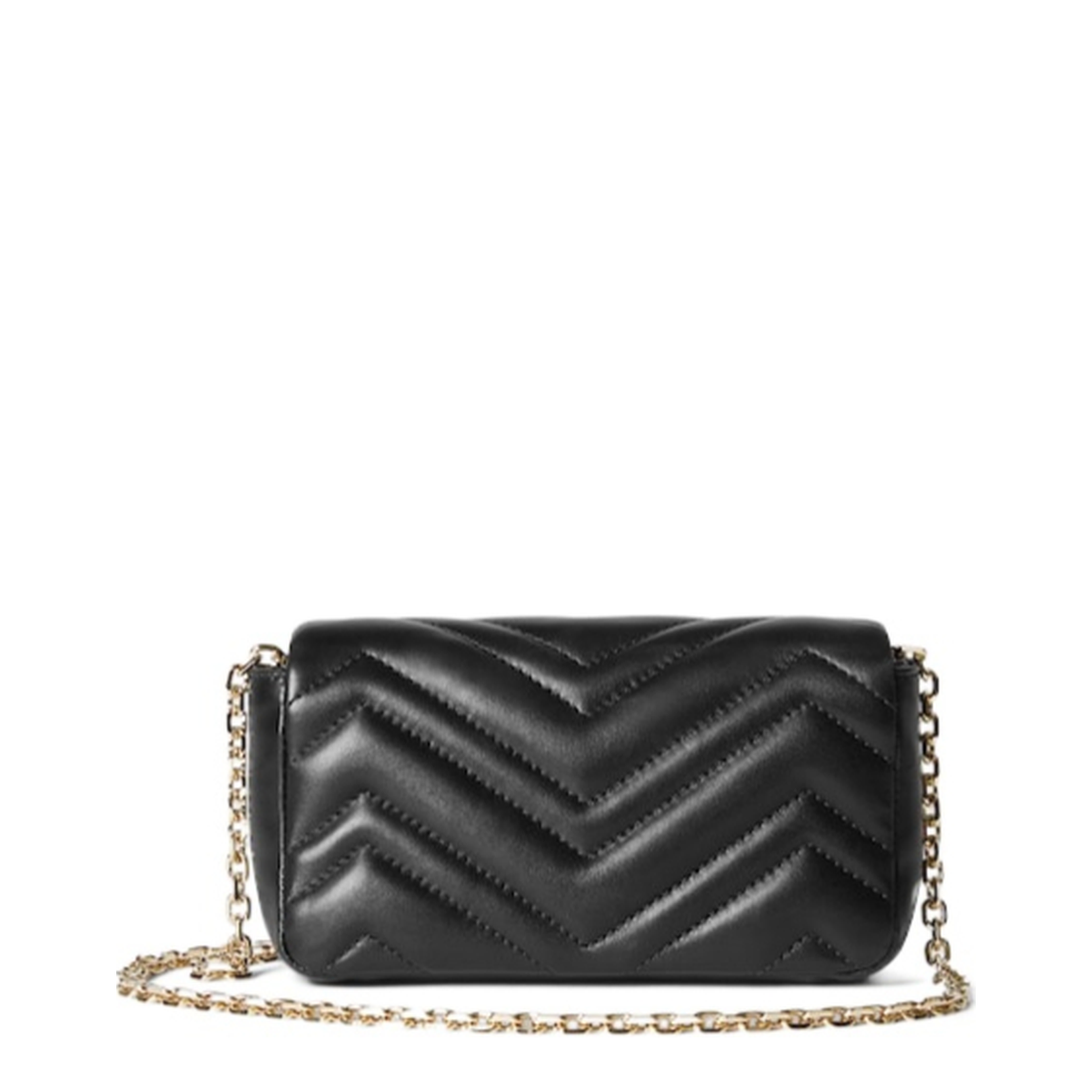Marmont Mini Shoulder Bag in Black Leather - Image 3