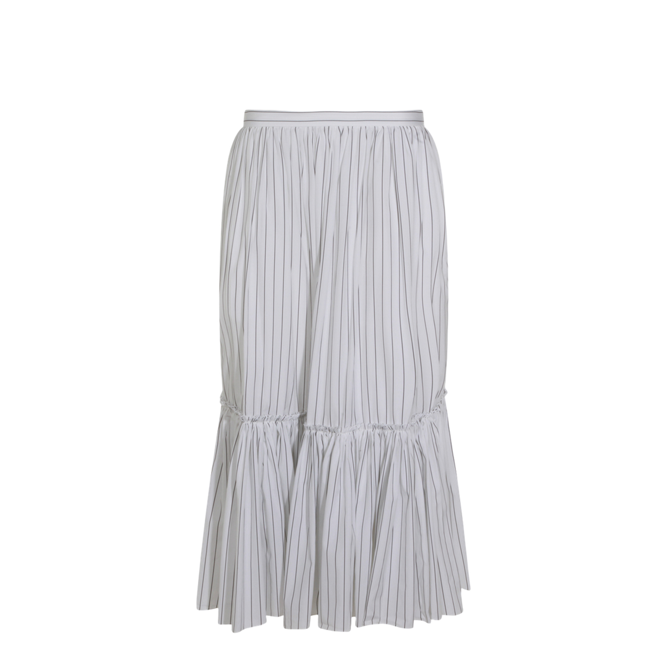 Striped Lightweight Cotton Skirt - Image 5