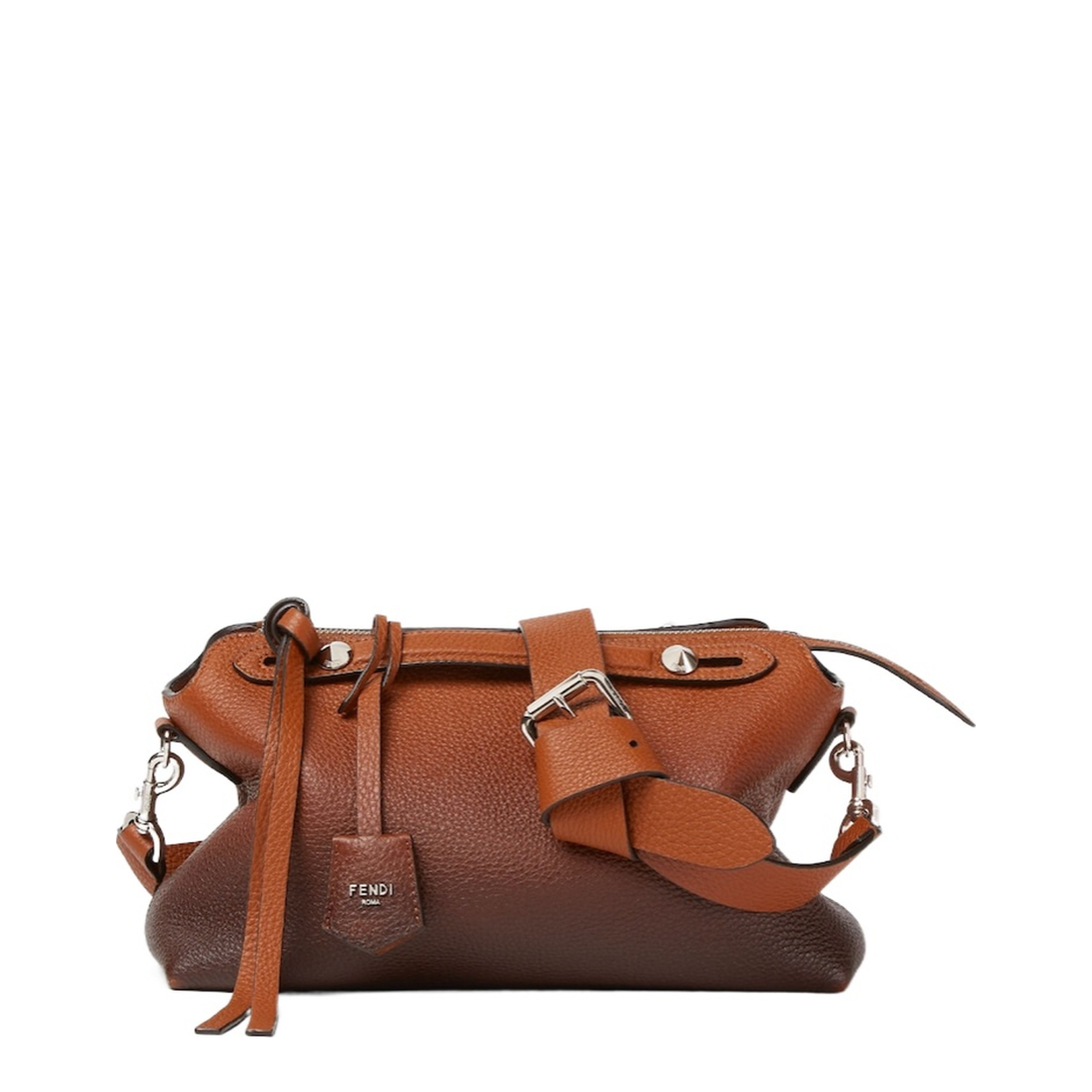 By The Way Soft Medium Leather Bag Brown - Image 2