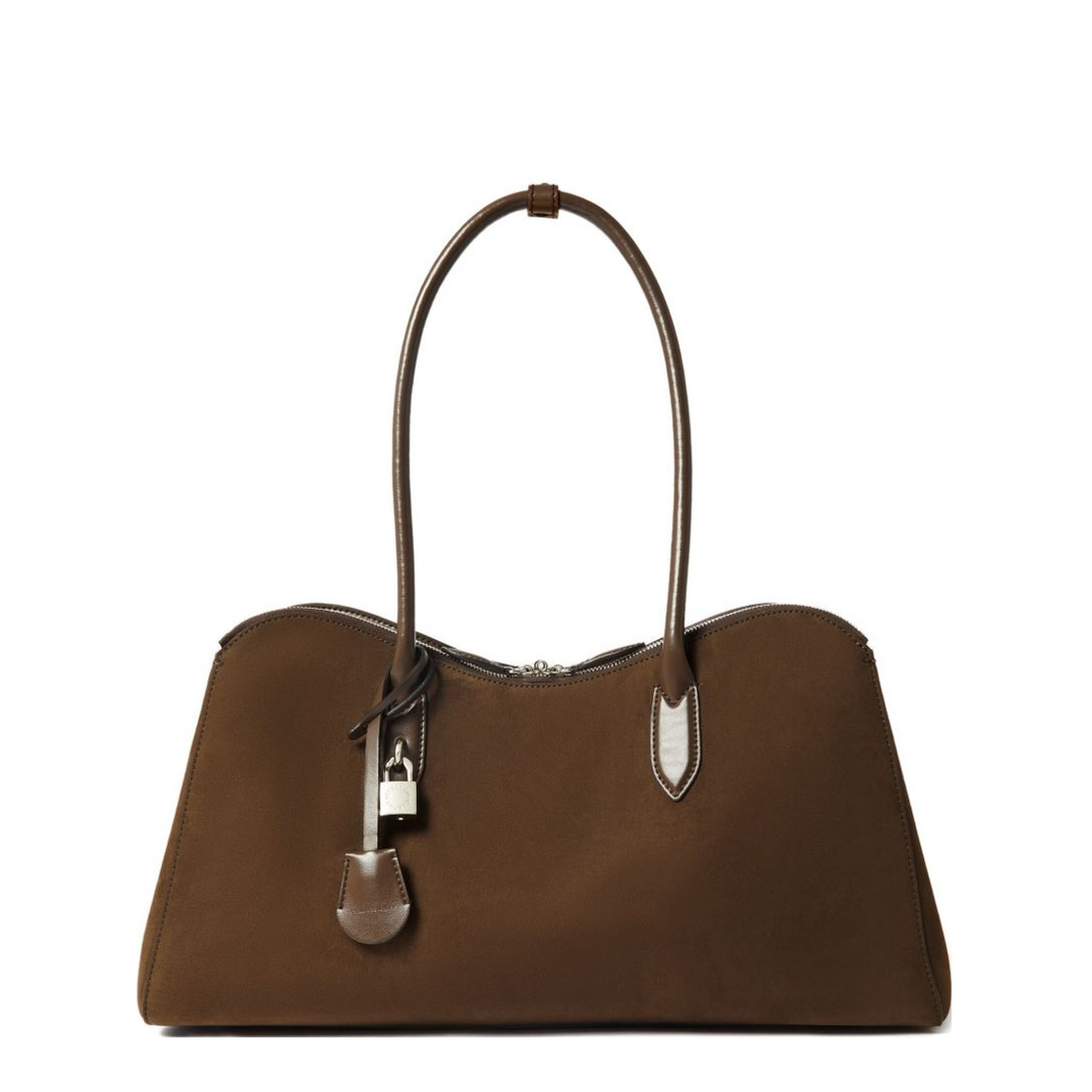 Ryder Medium Vegan Suede Tote Bag - Moka - Image 1