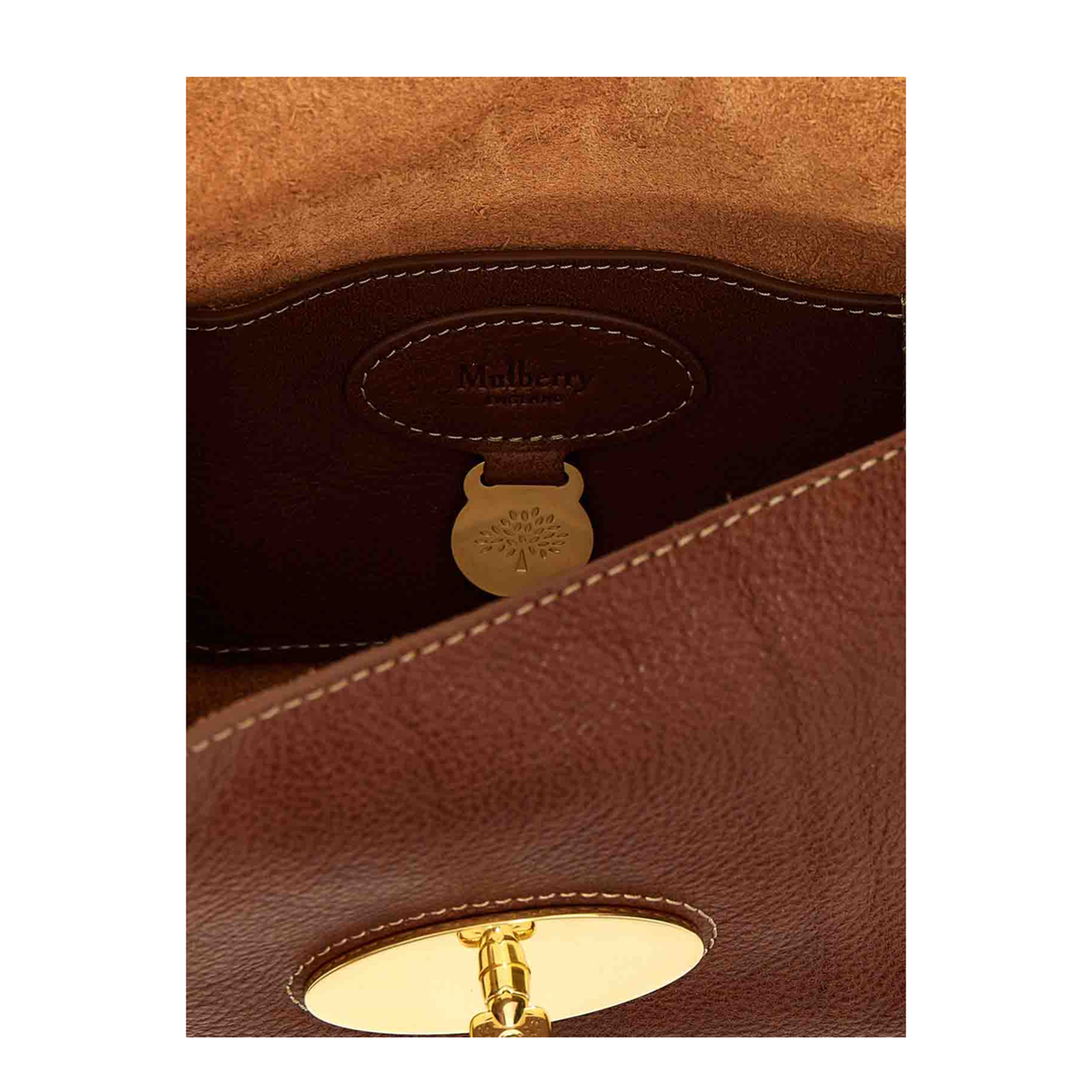 Lily Legacy Calf Leather Crossbody - Oak - Image 4