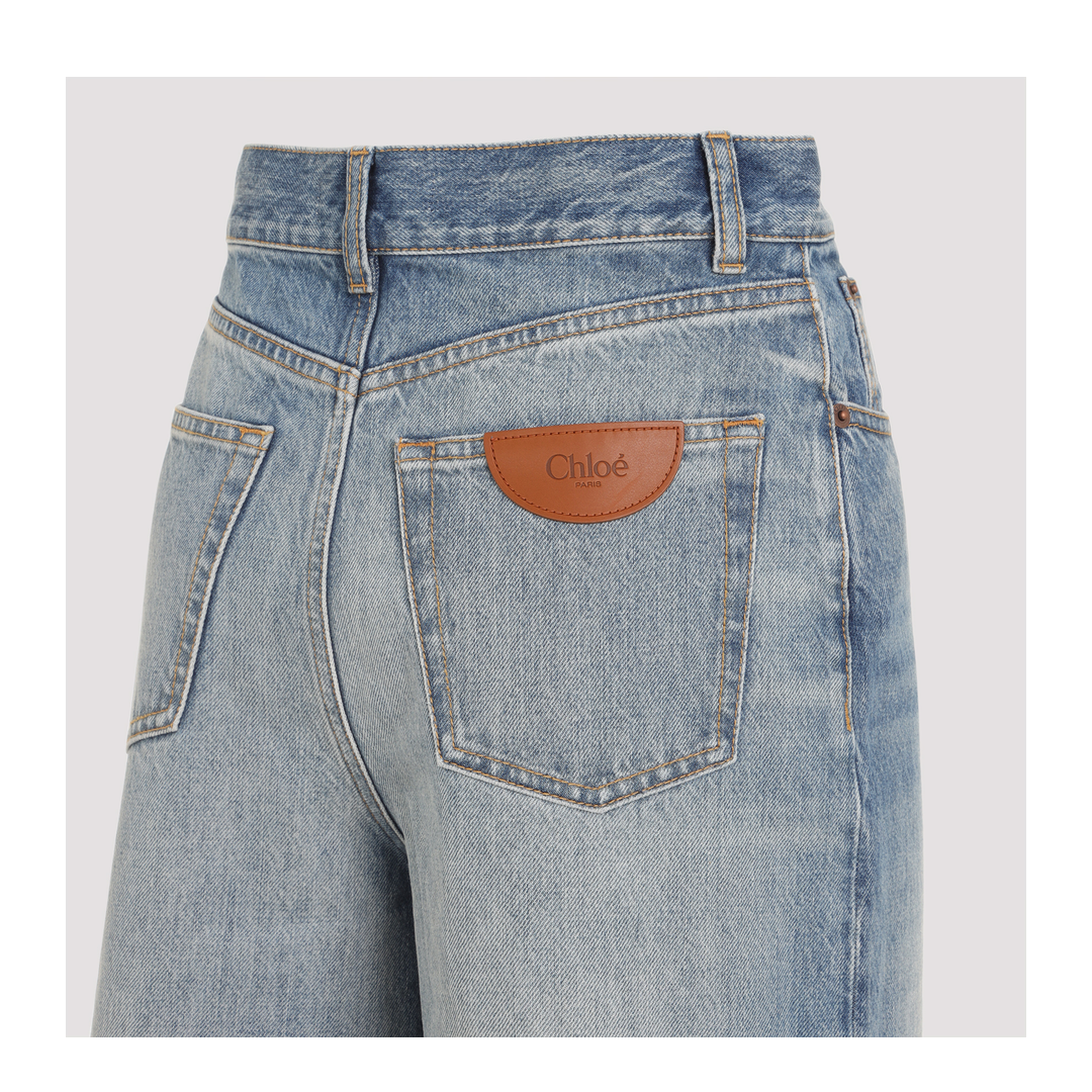High-Rise Wide-Leg Jeans - Image 5