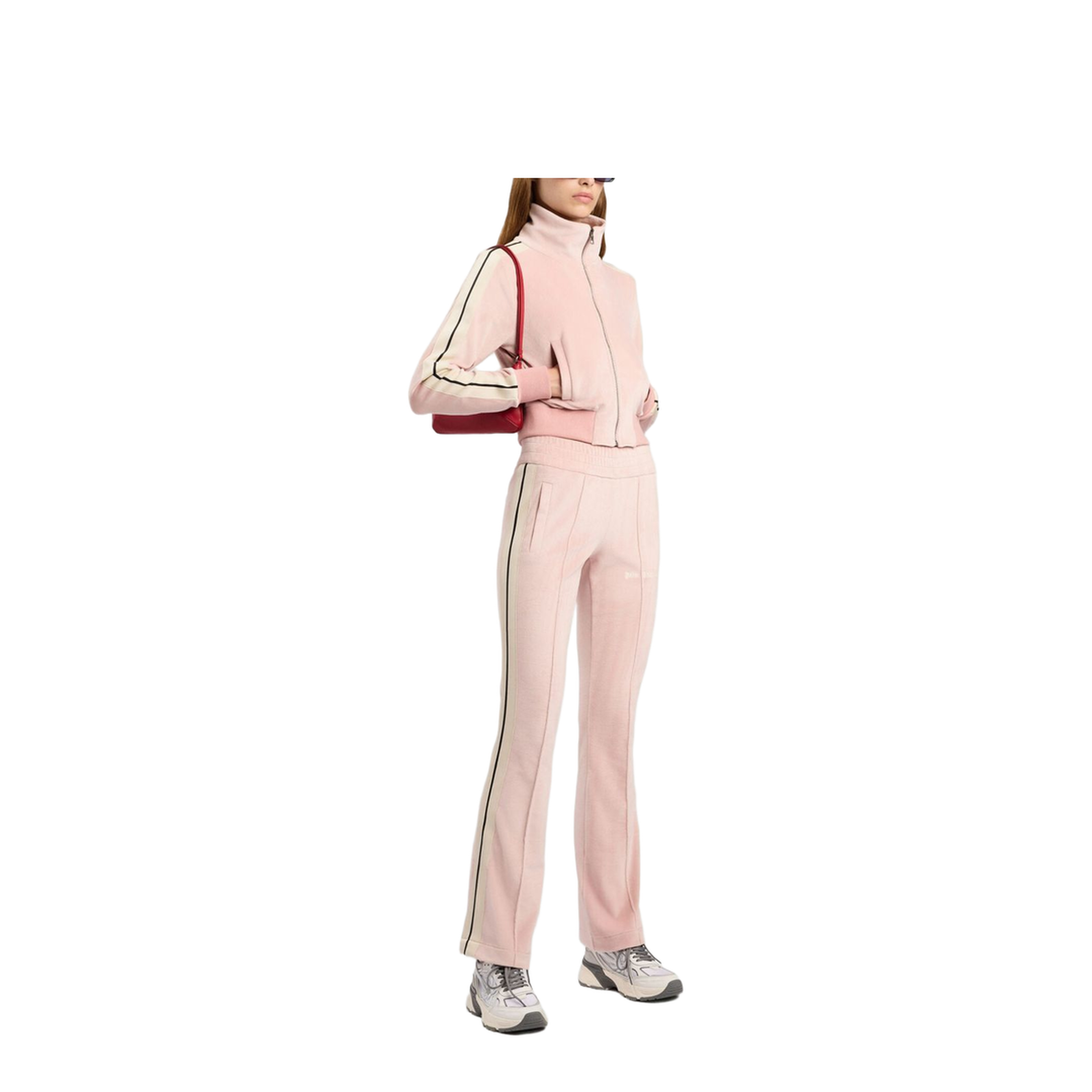 Velvet Trousers With Side Stripes - Image 2