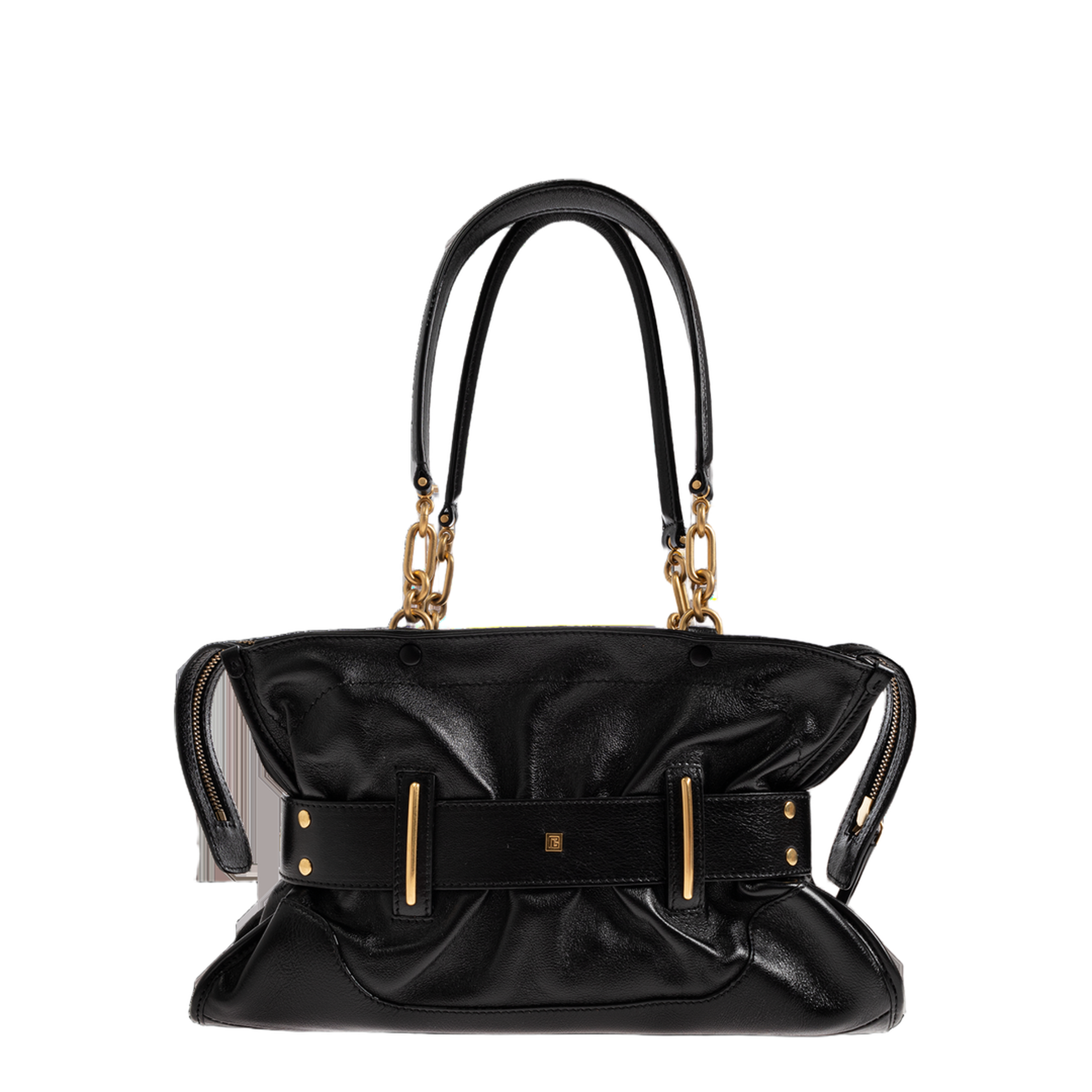 Anthem Medium Calfskin Shoulder Bag - Black - Image 3