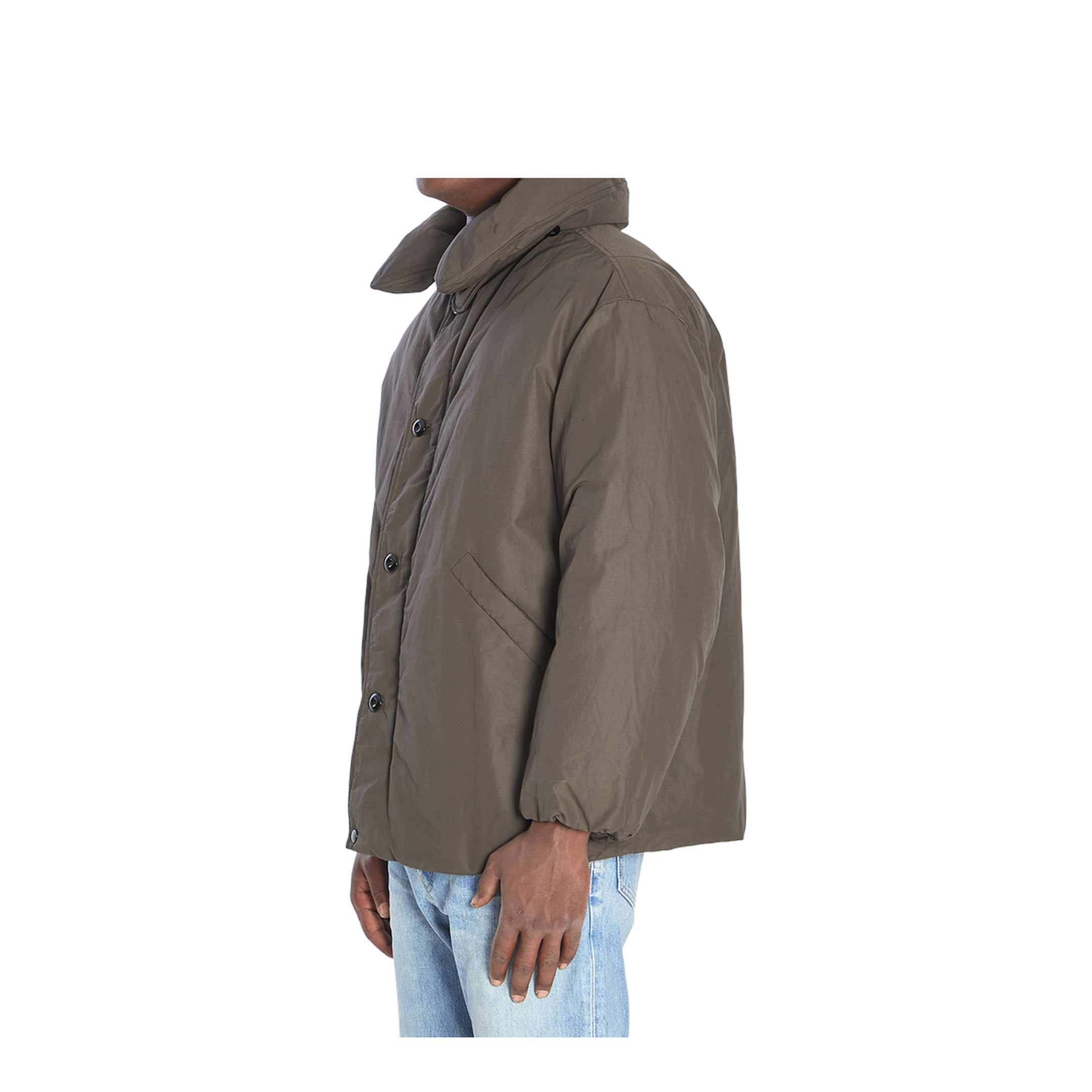 Puffer Blouson Jacket in Black - Image 2