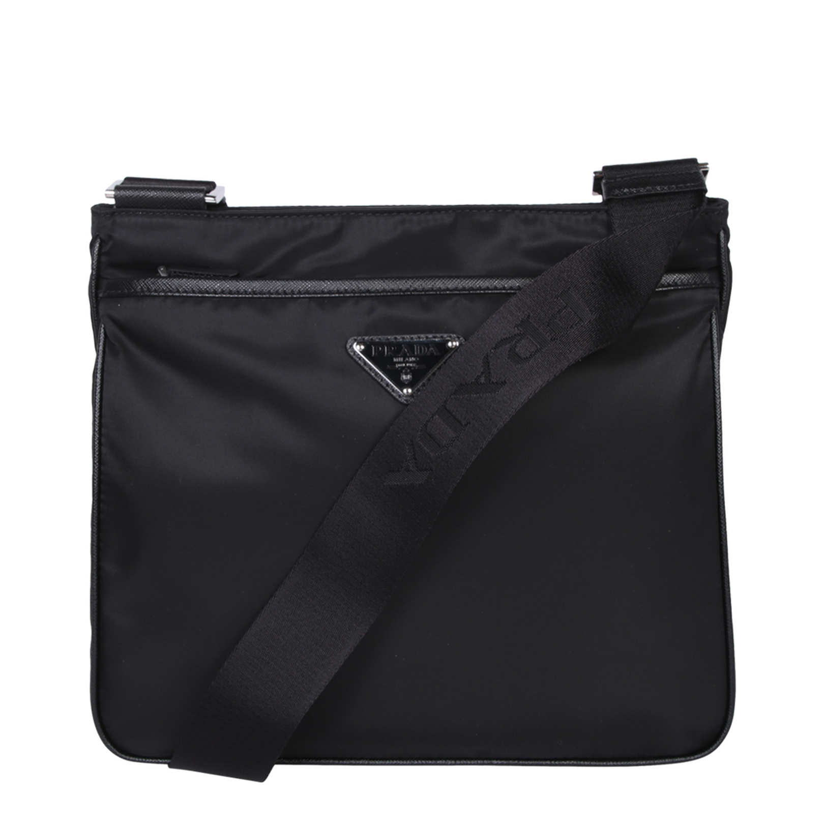 Re-nylon And Saffiano Shoulder Bag - Image 1