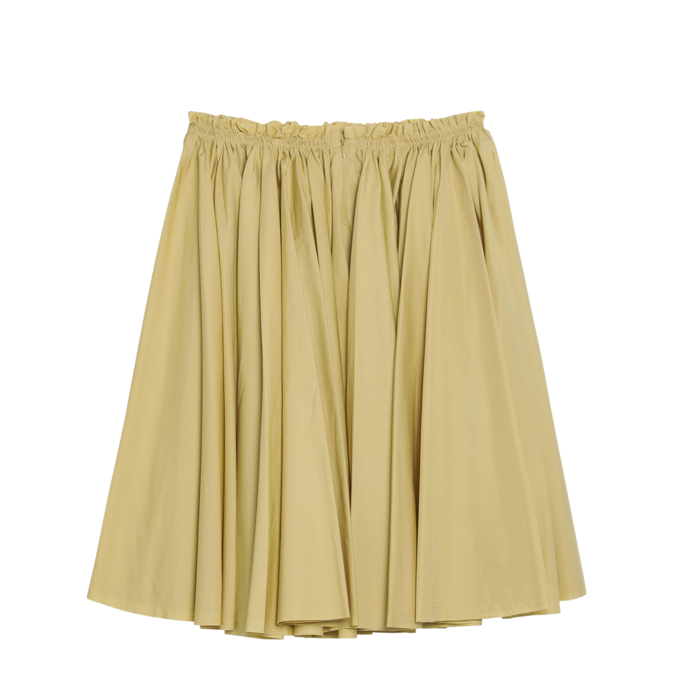 Pastel Yellow Cotton Skirt - Image 2