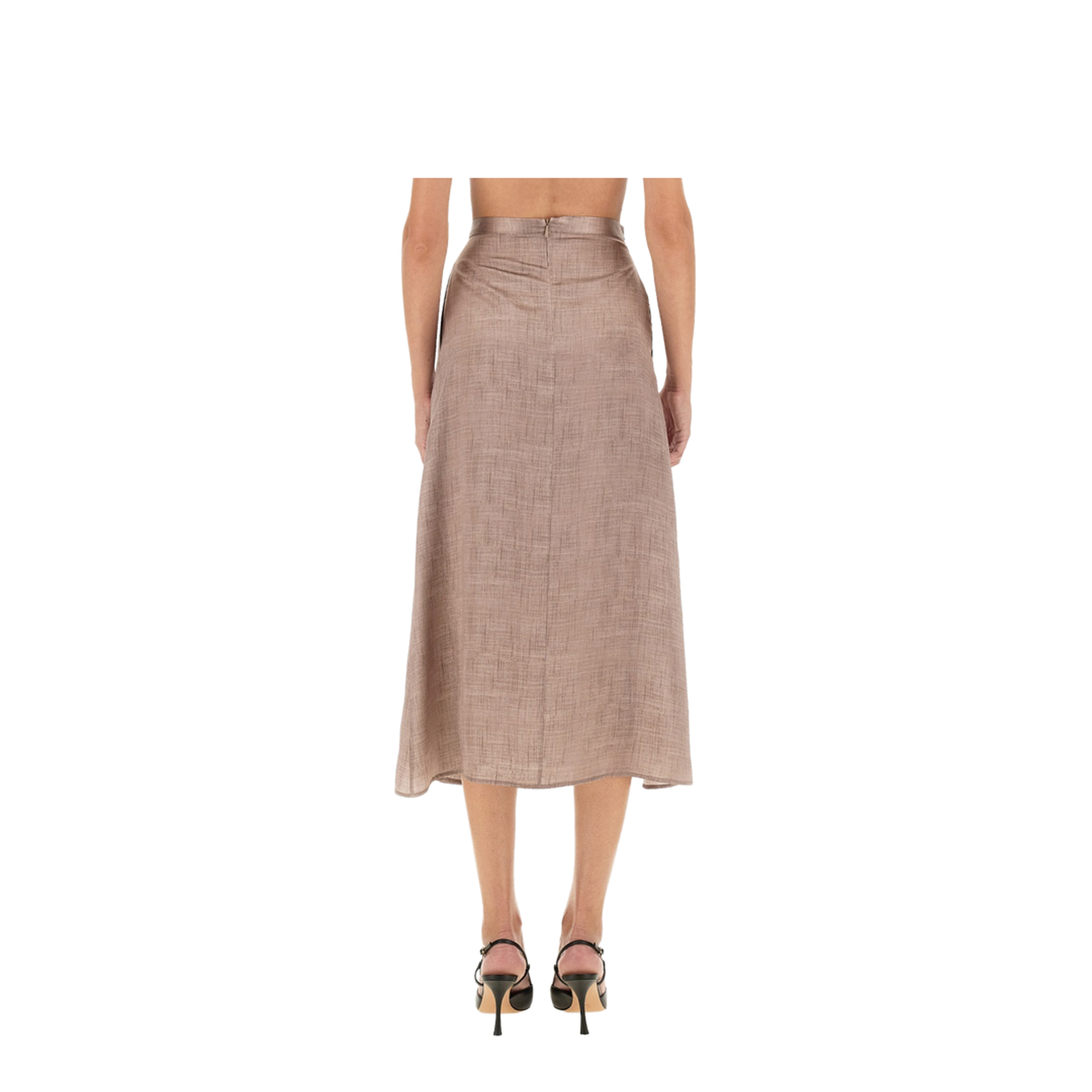 MIDI SKIRT BEIGE - Image 3