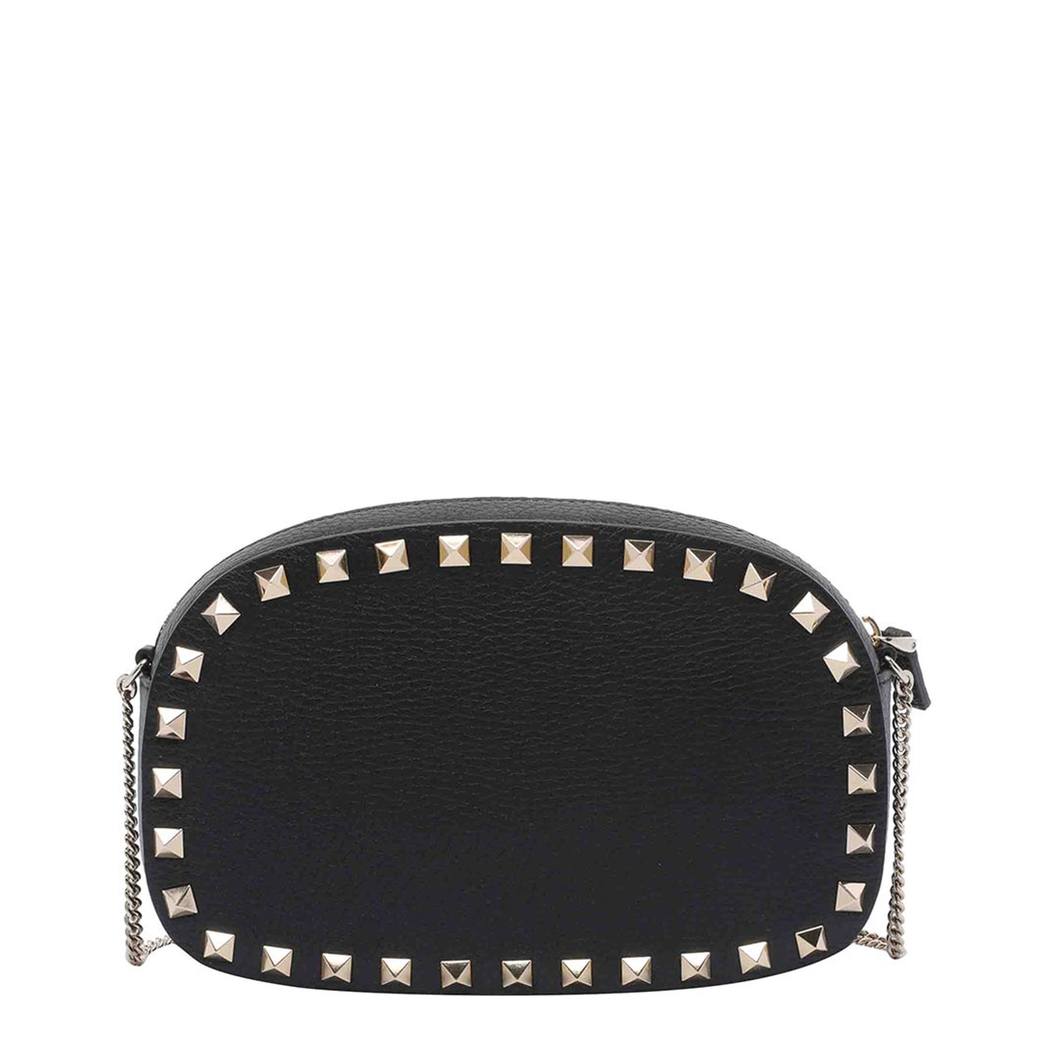 Rockstud Calfskin Pochette - Black - Image 2