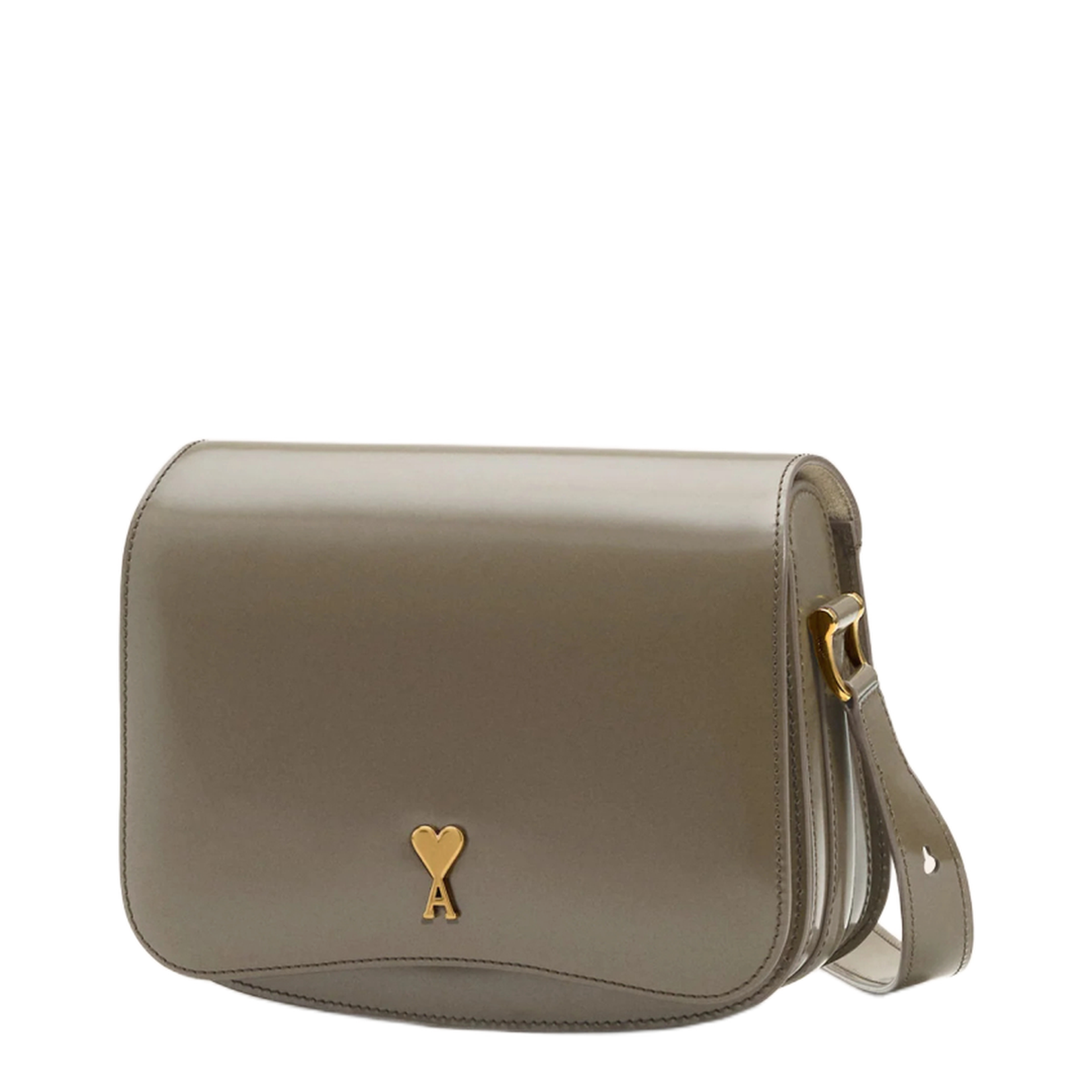 Grey Glazed Leather Paris Bag - Image 2