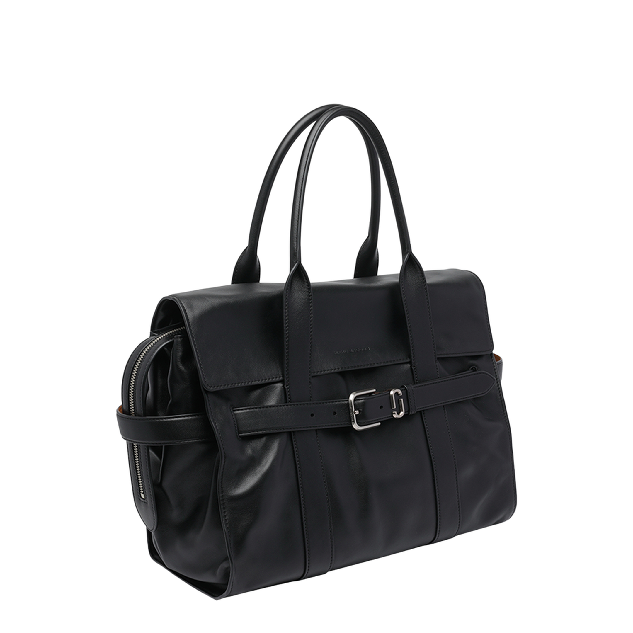 The Dakota Tote Smooth Leather - Black - Image 2