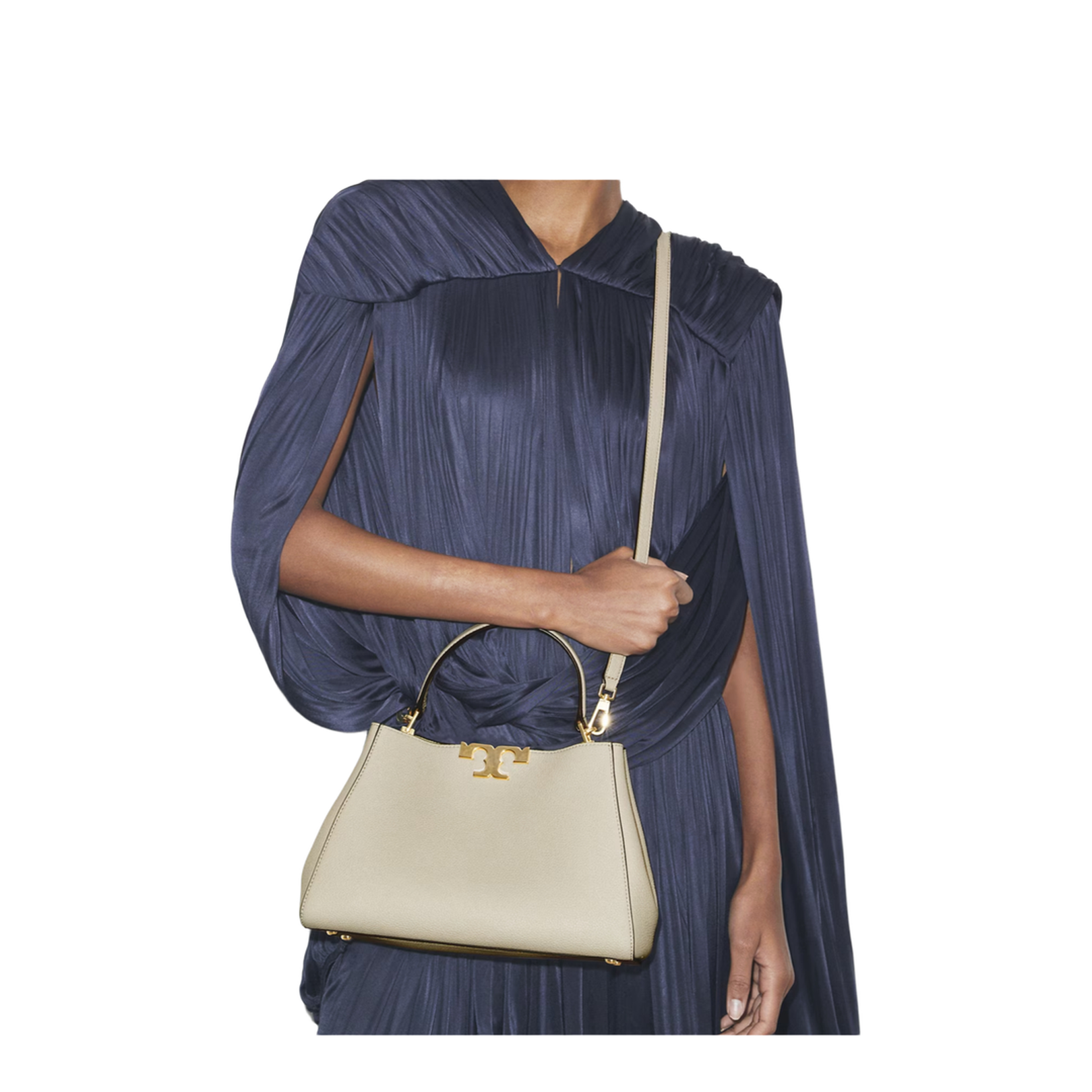 Eleanor Pebble Satchel Light Stone - Image 5