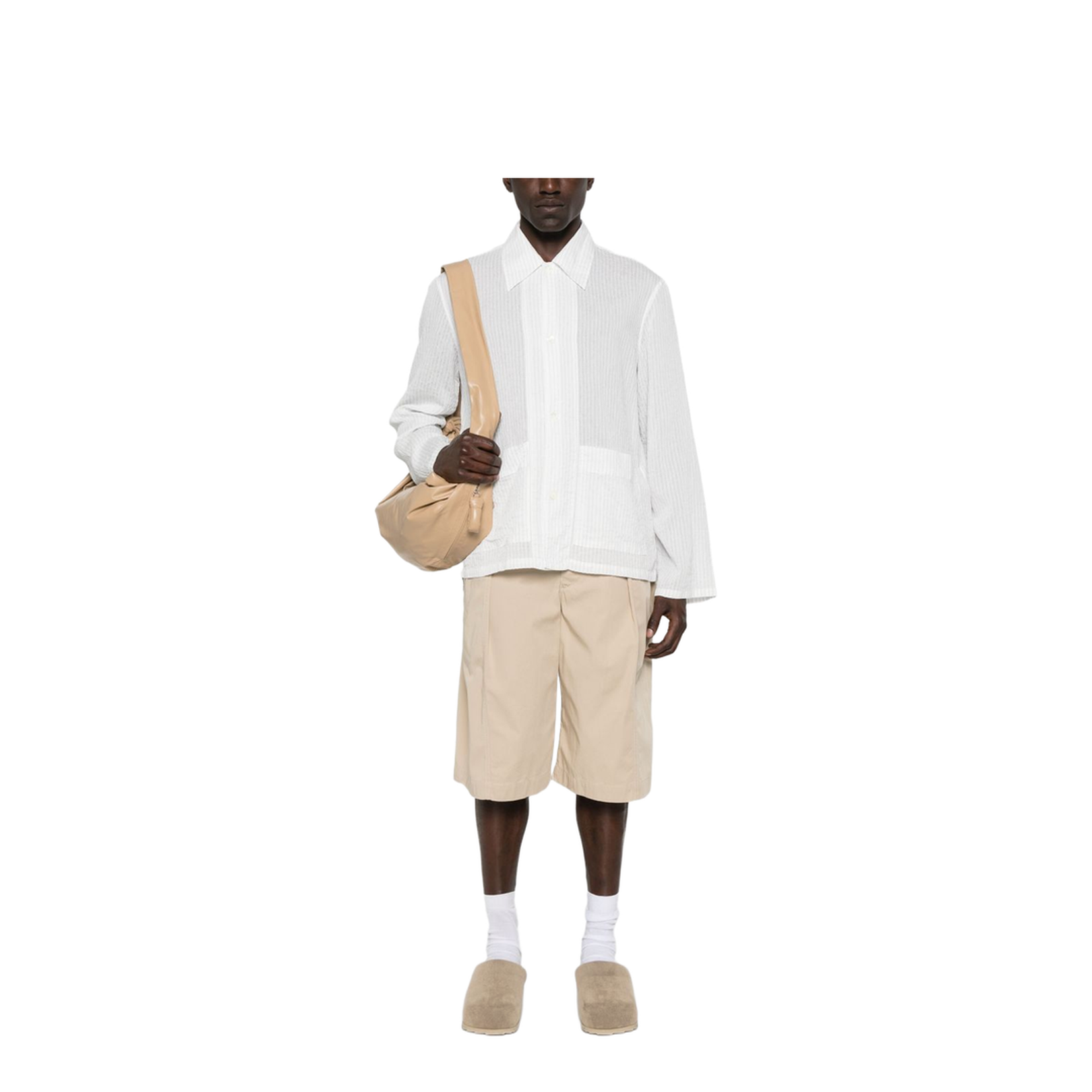 Cotton Bermuda Trousers - Image 4