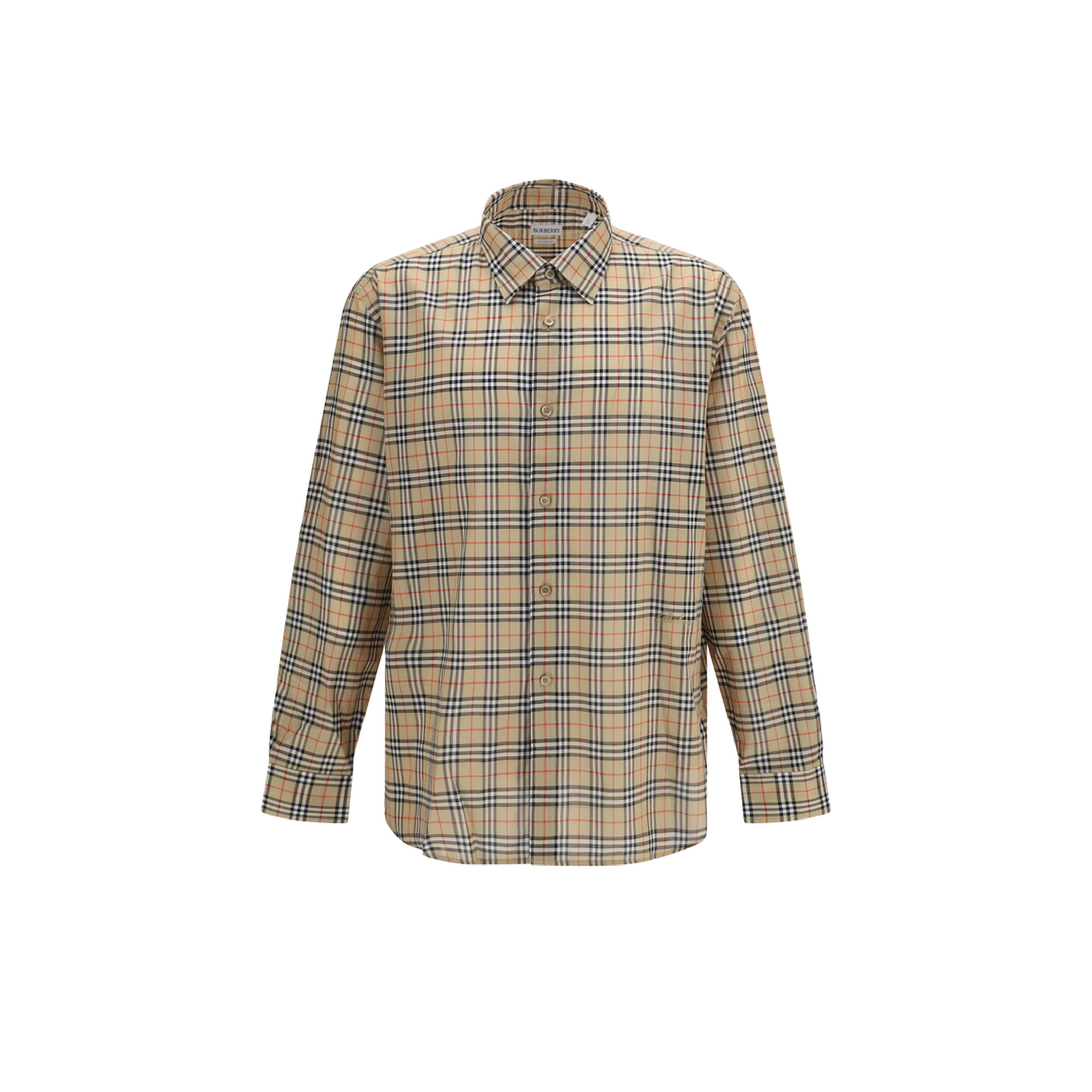 Check All-Over Cotton Shirt - Image 1