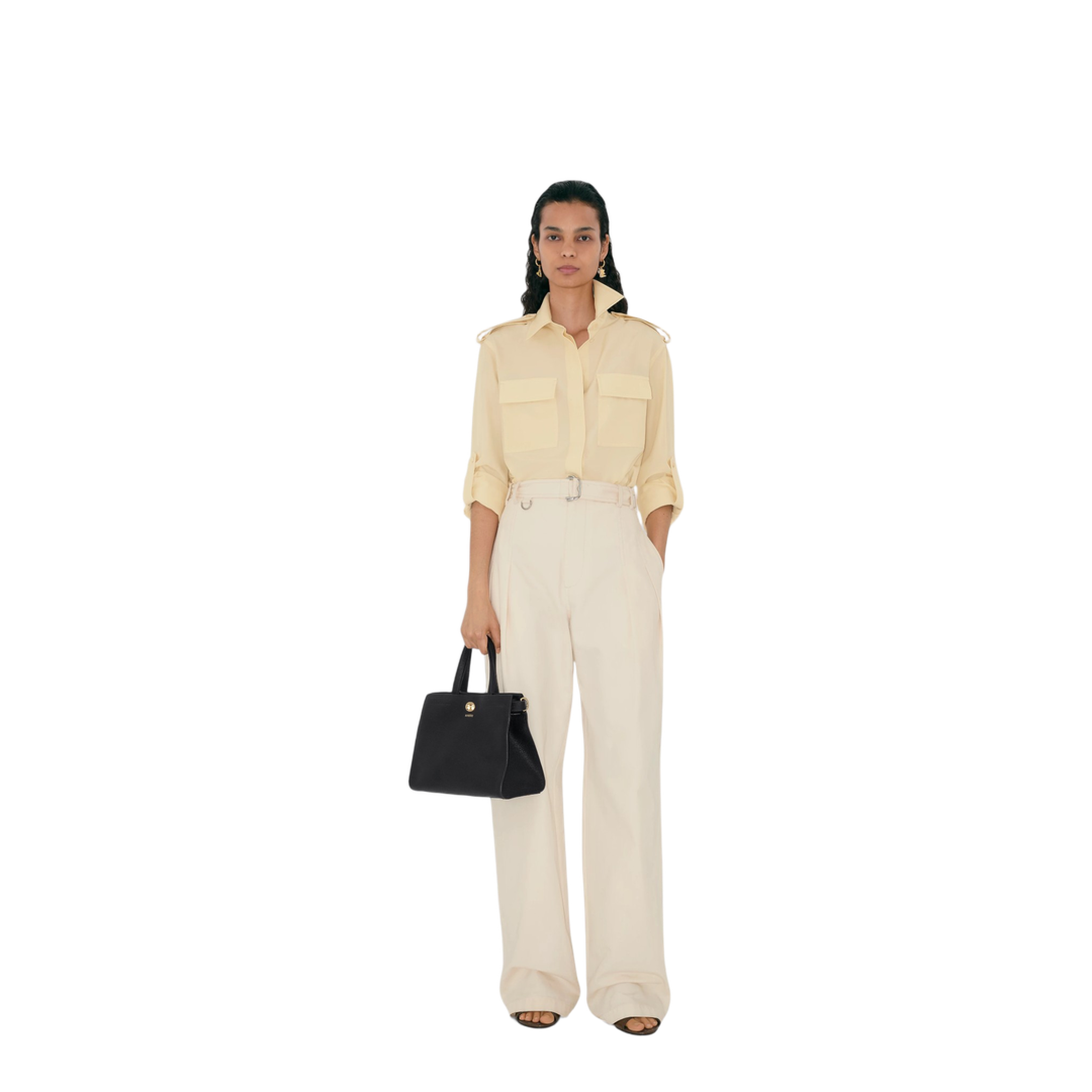 Black Leather Small Cotswolds Handbag - Image 2