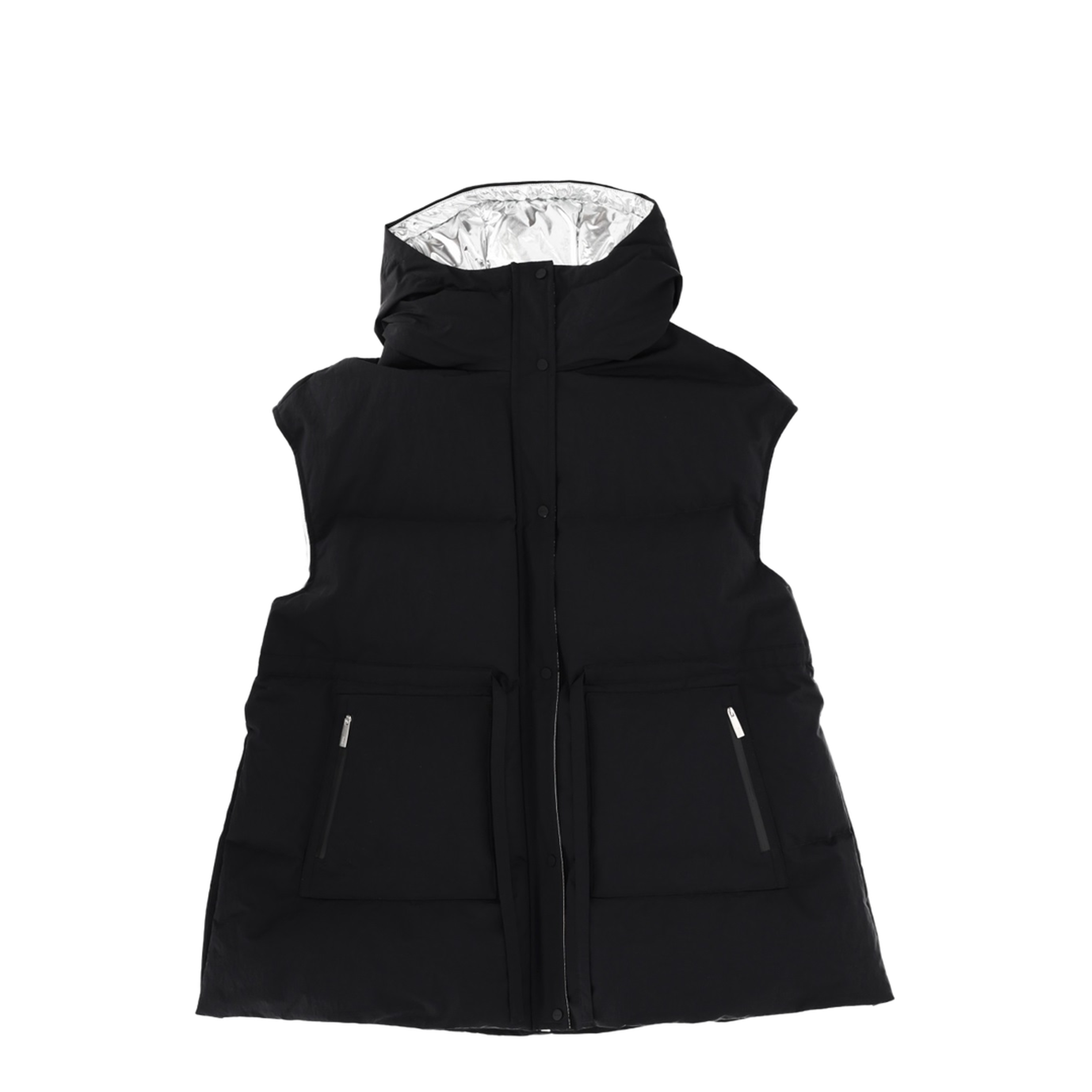 Crinkle Metallic Vest - Image 1