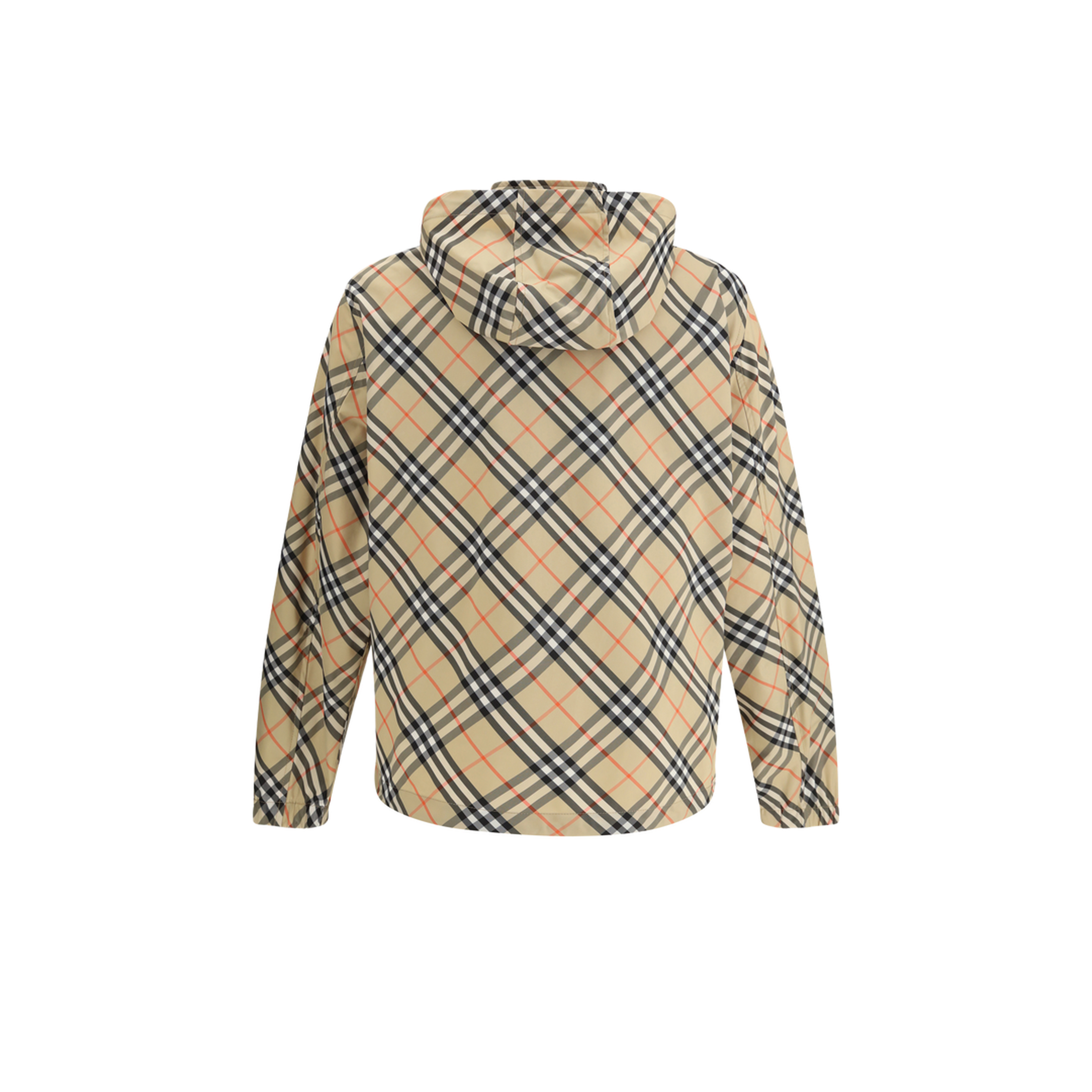 Beige Jacket With Frontal Zip Closure - Image 2