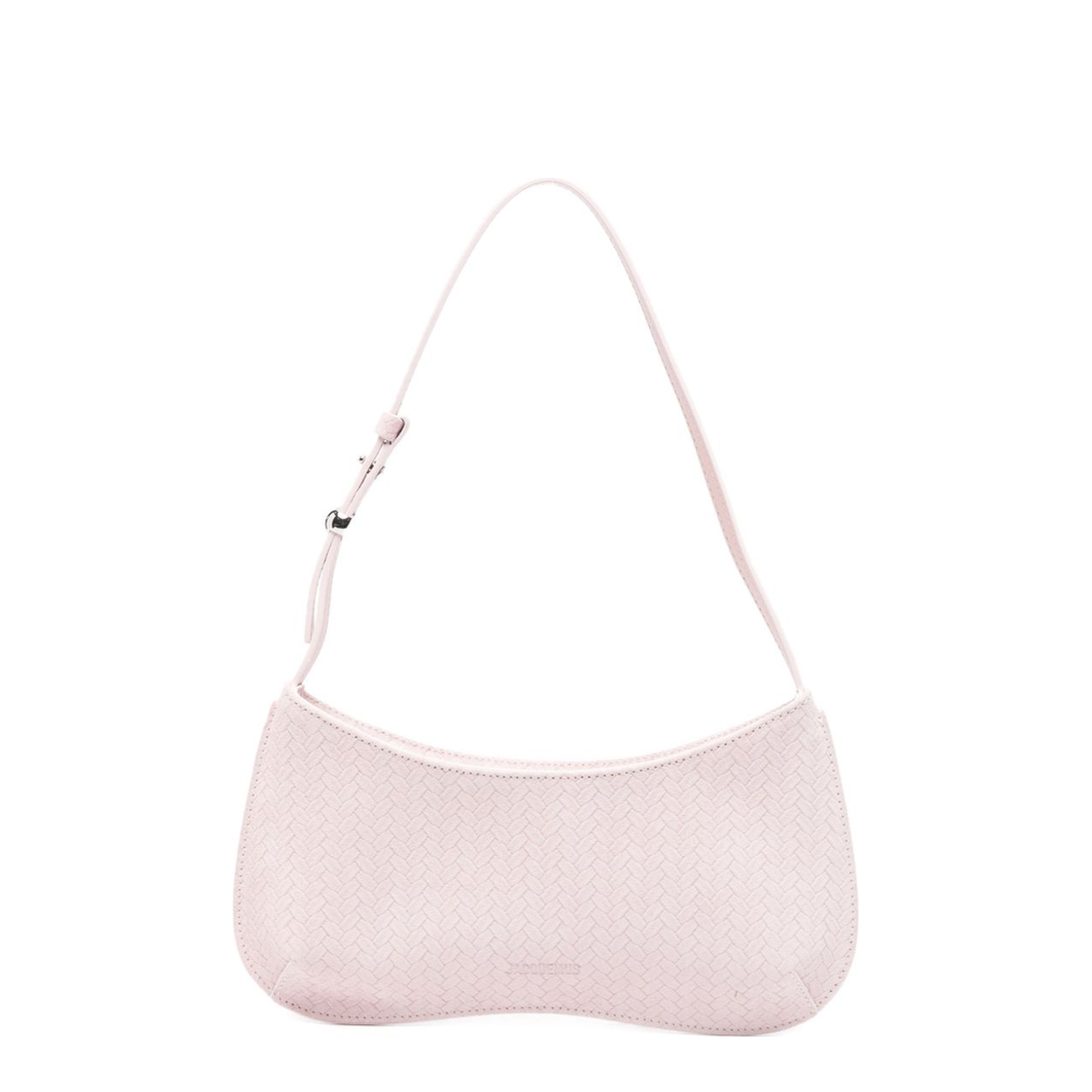 Le Bisou Calf Leather Shoulder Bag - Light Pink - Image 1