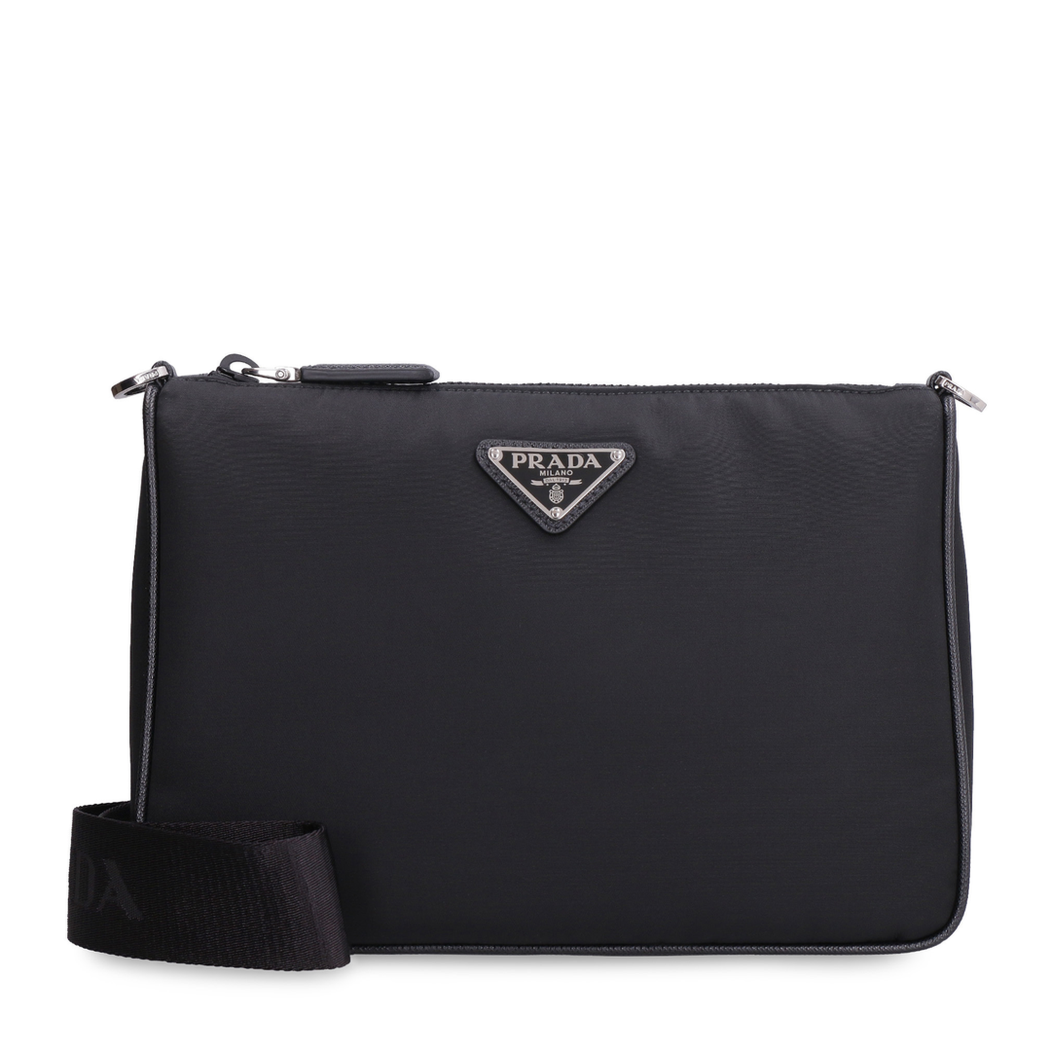 Logo Plaque Zipped Messenger Bag - Image 4