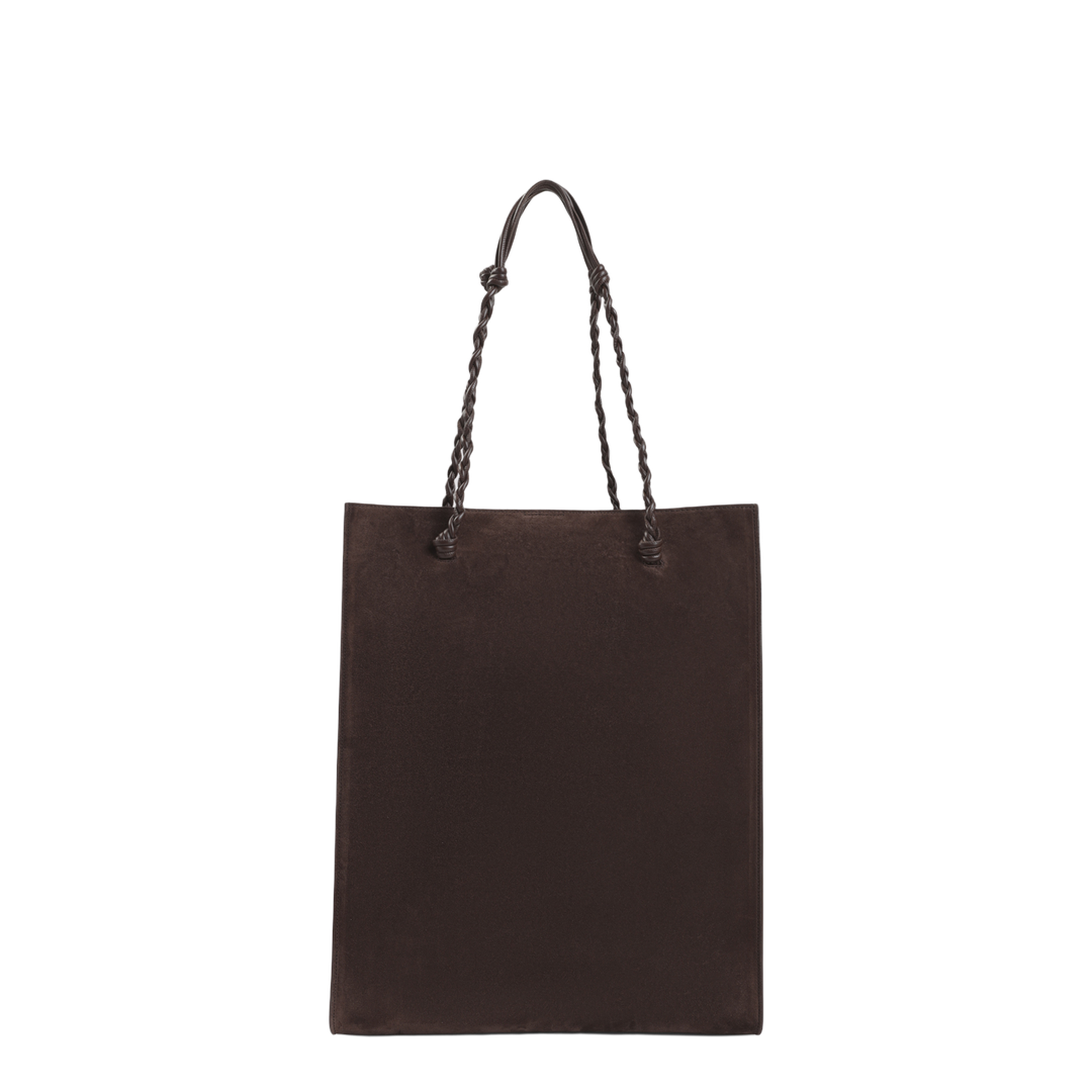 The Marino Calf Leather Tote - Midnight Brown - Image 4