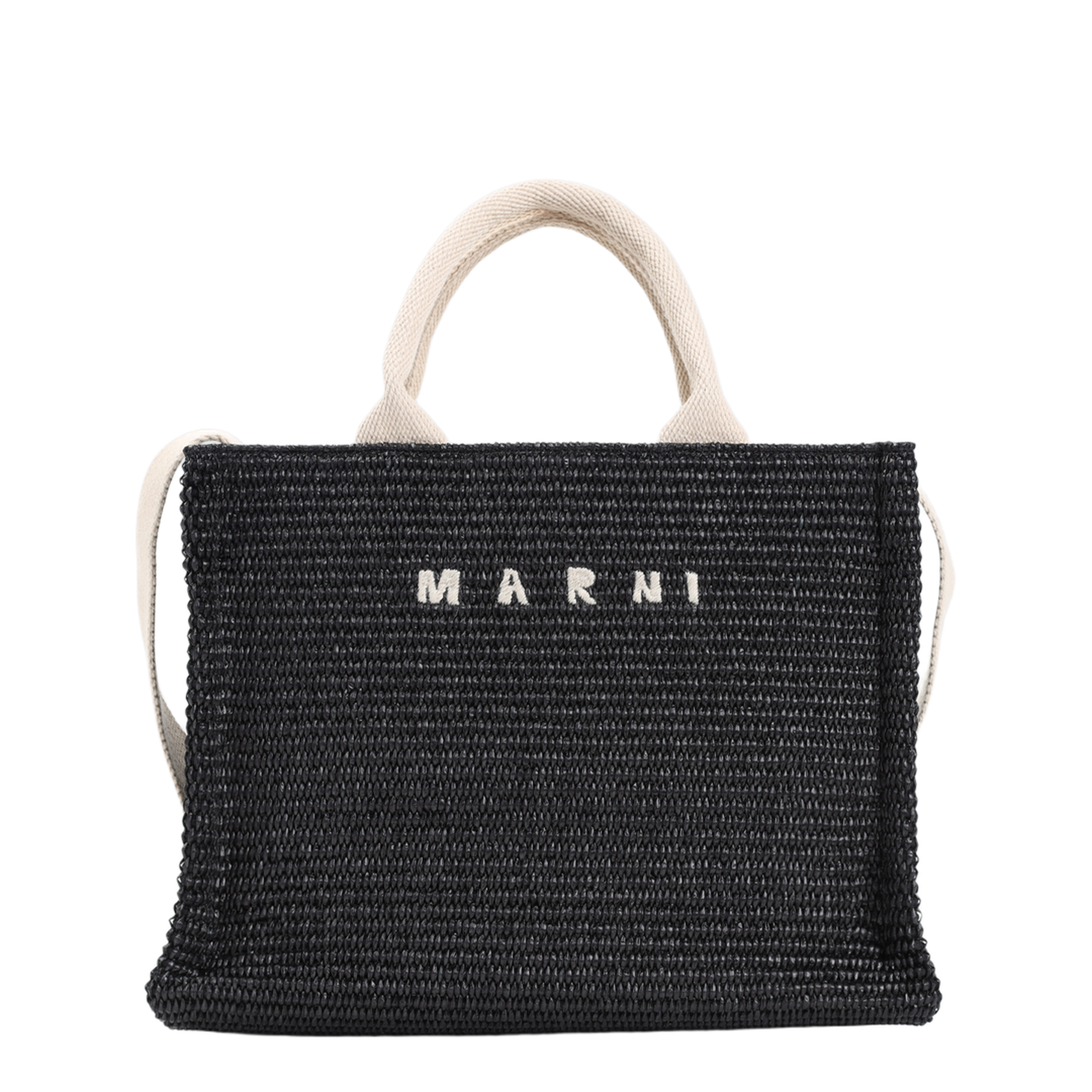 Raffia East-West Tote Bag - Image 1