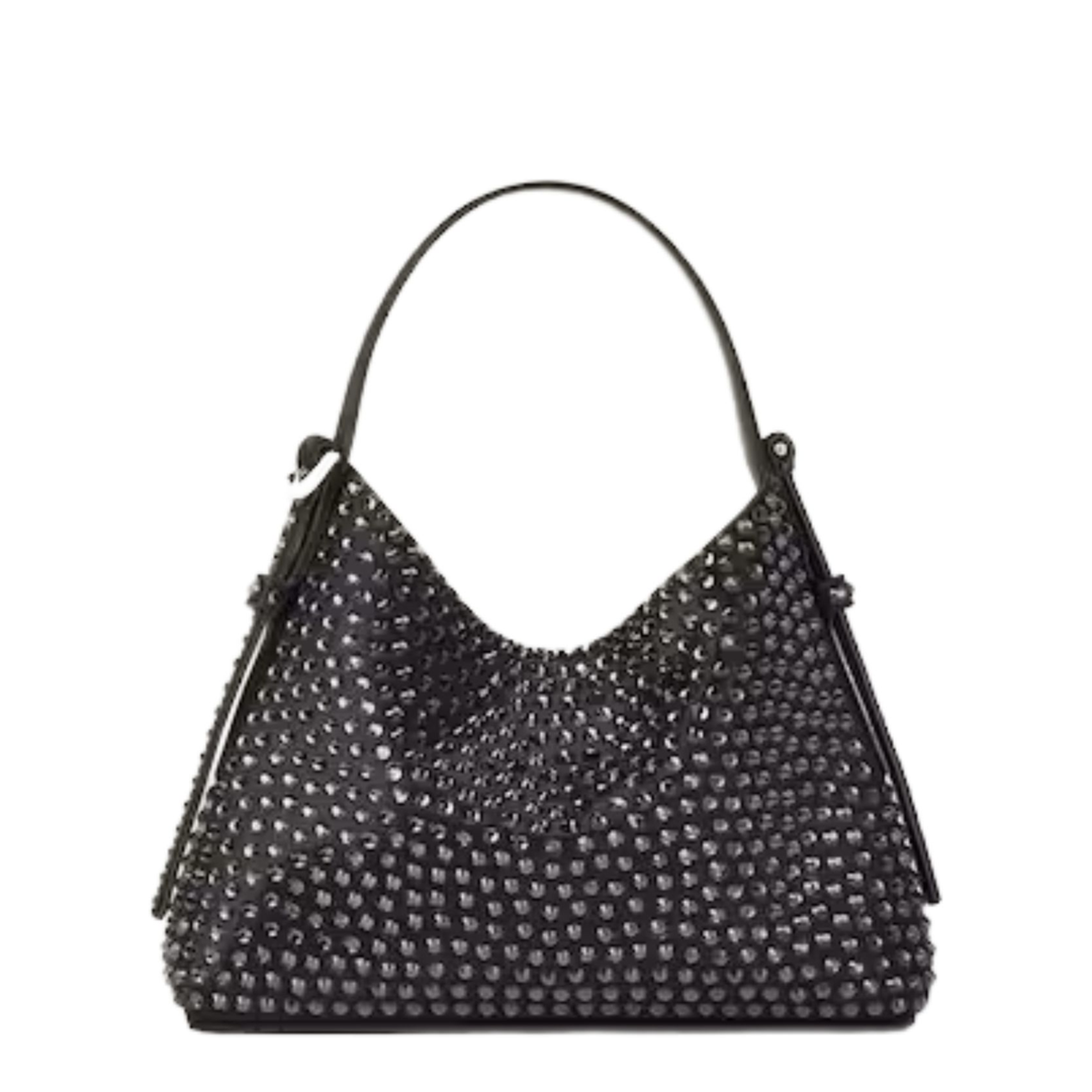 Voyou Nano Calfskin Top-Handle Bag - Black - Image 1