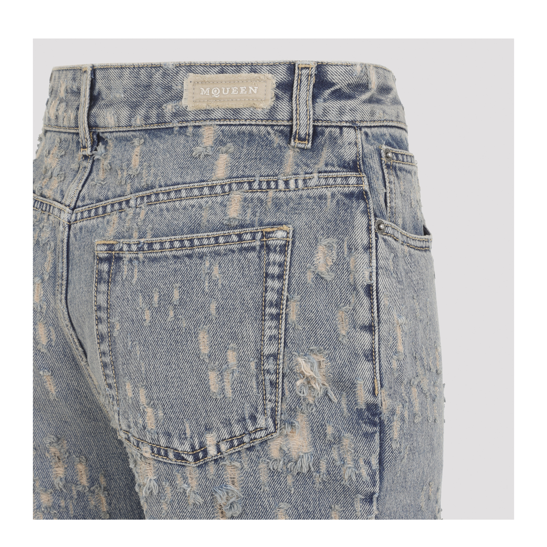Distressed Flared Jeans - Image 5