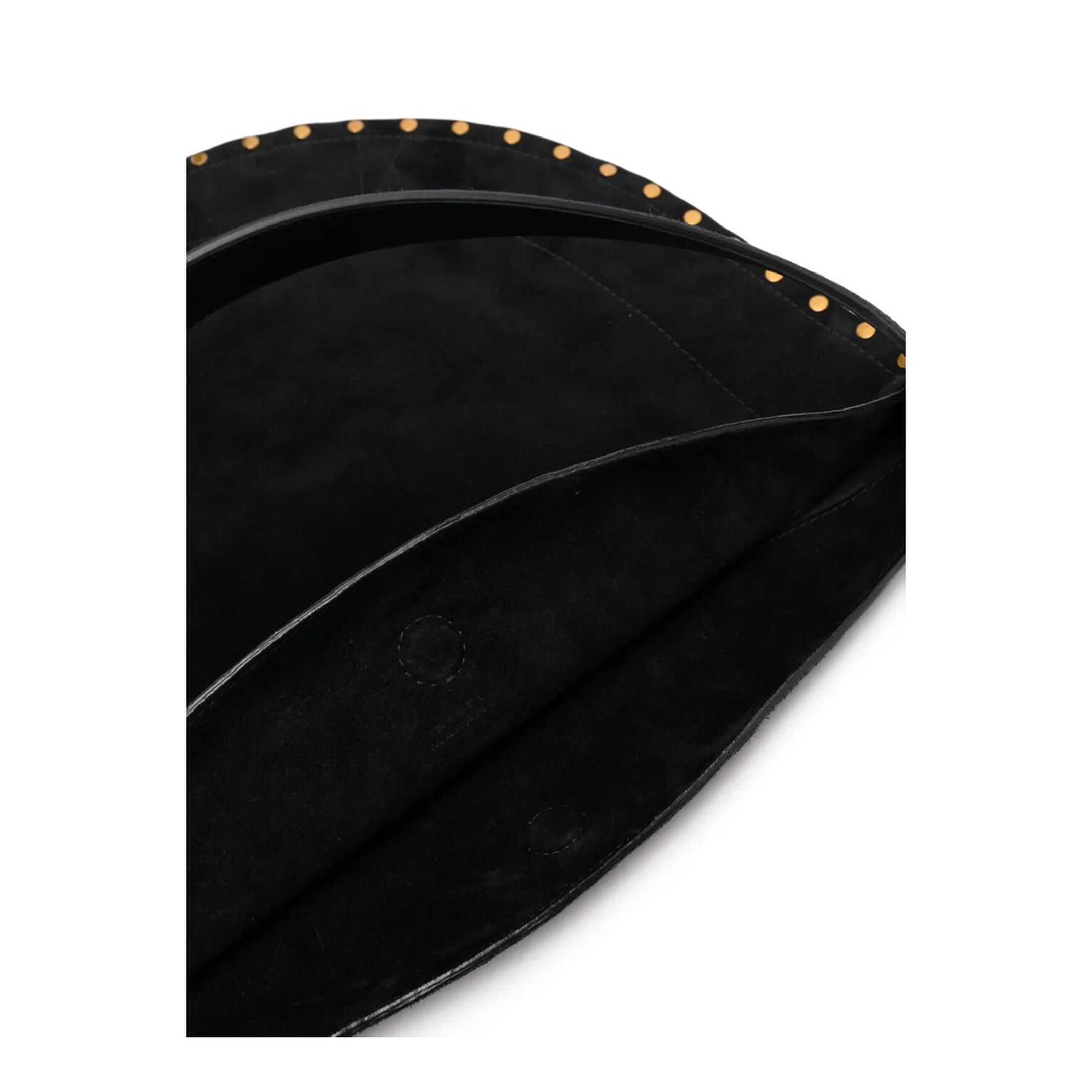 Oskan Medium Suede Calfskin Shoulder Bag - Black - Image 3