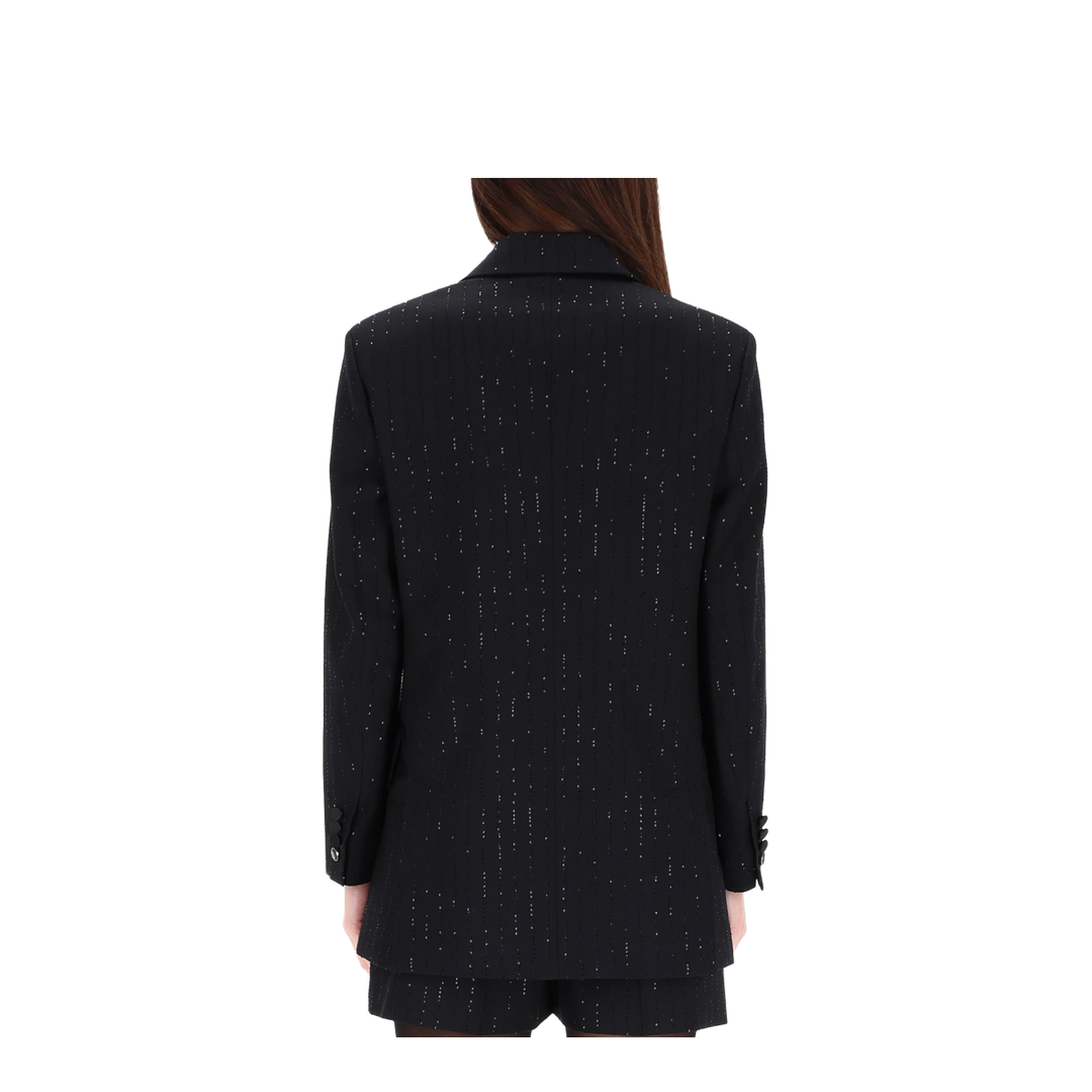 Wool Twill Jacket In Black - Image 5