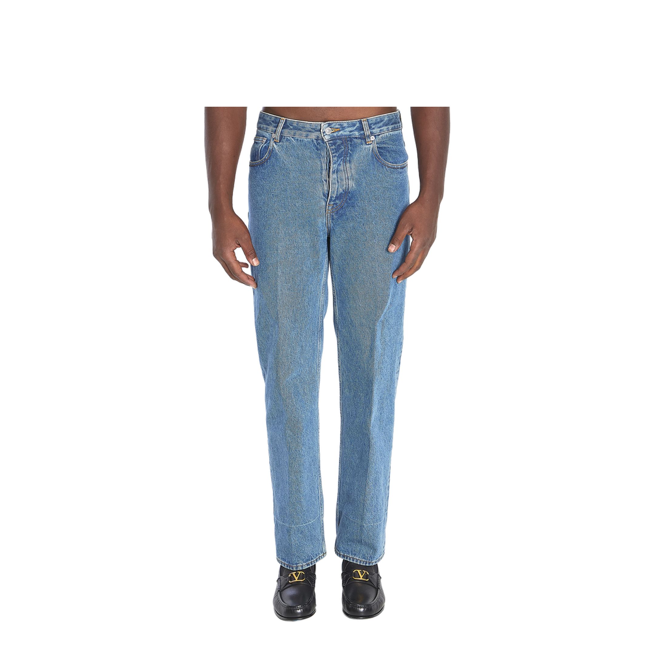 Straight Fit Denim Jeans - Image 1