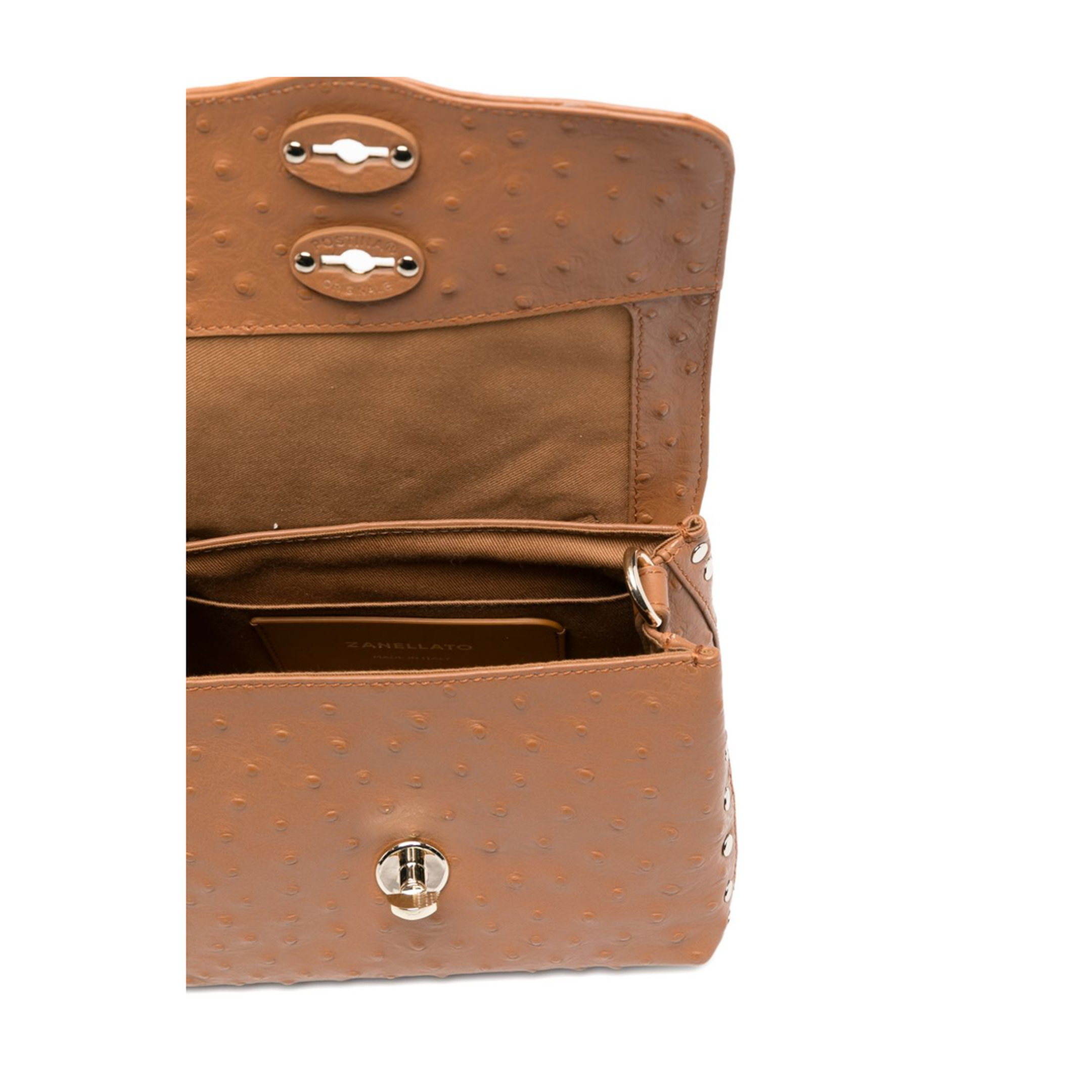 Postina Baby Calfskin Top Handle Bag - Cactus Cuoio Romano - Image 4