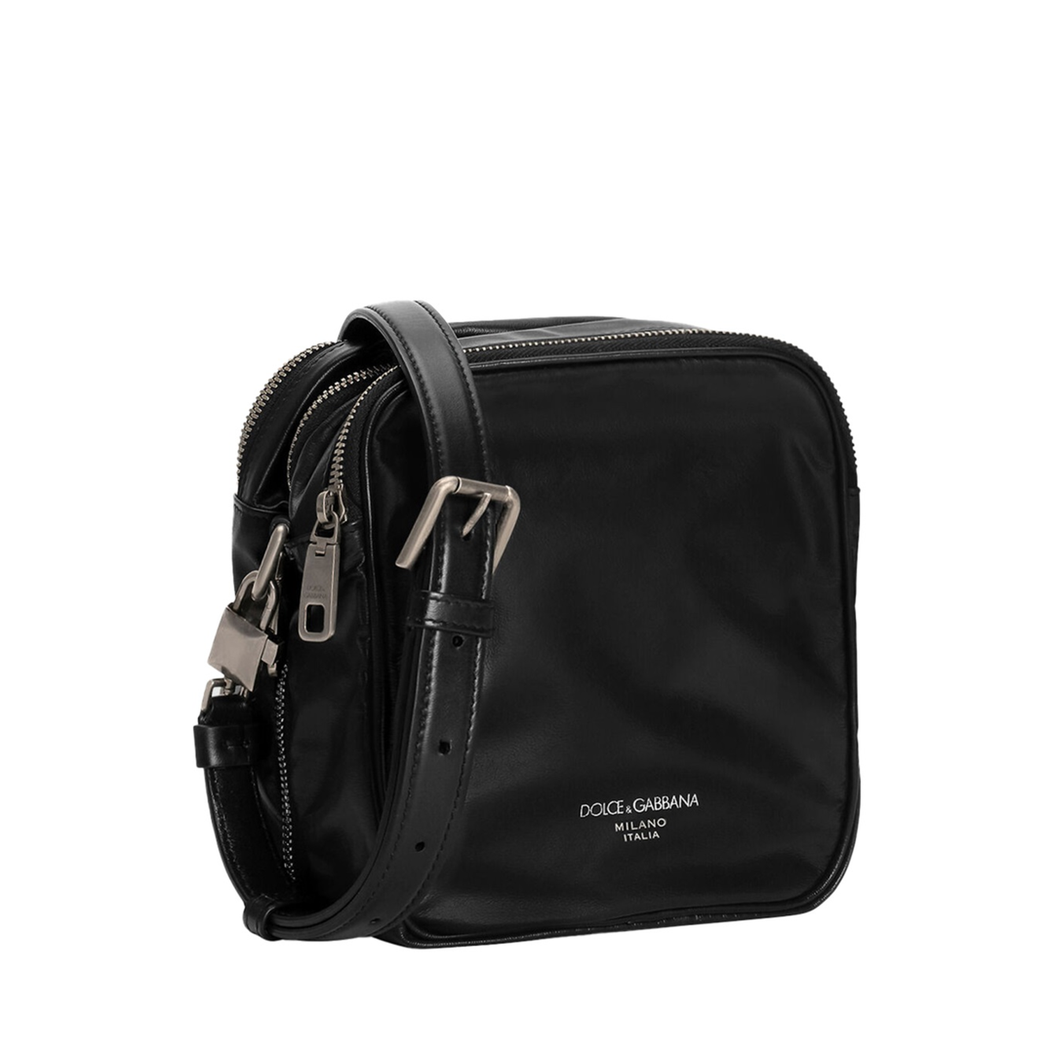 Calfskin Crossbody - Black - Image 3