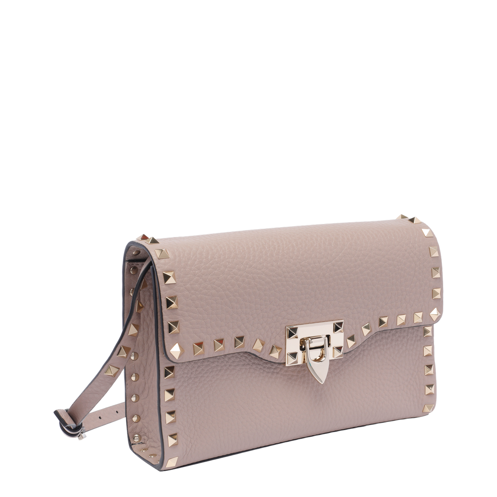 Small Rockstud Grainy Calfskin Crossbody Bag - Image 2