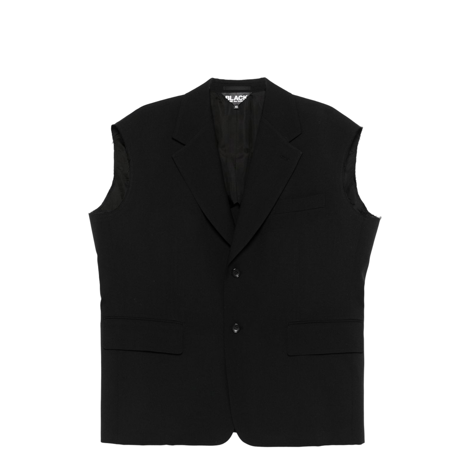 Blazer Vest Sleeveless V-Neck - Image 3