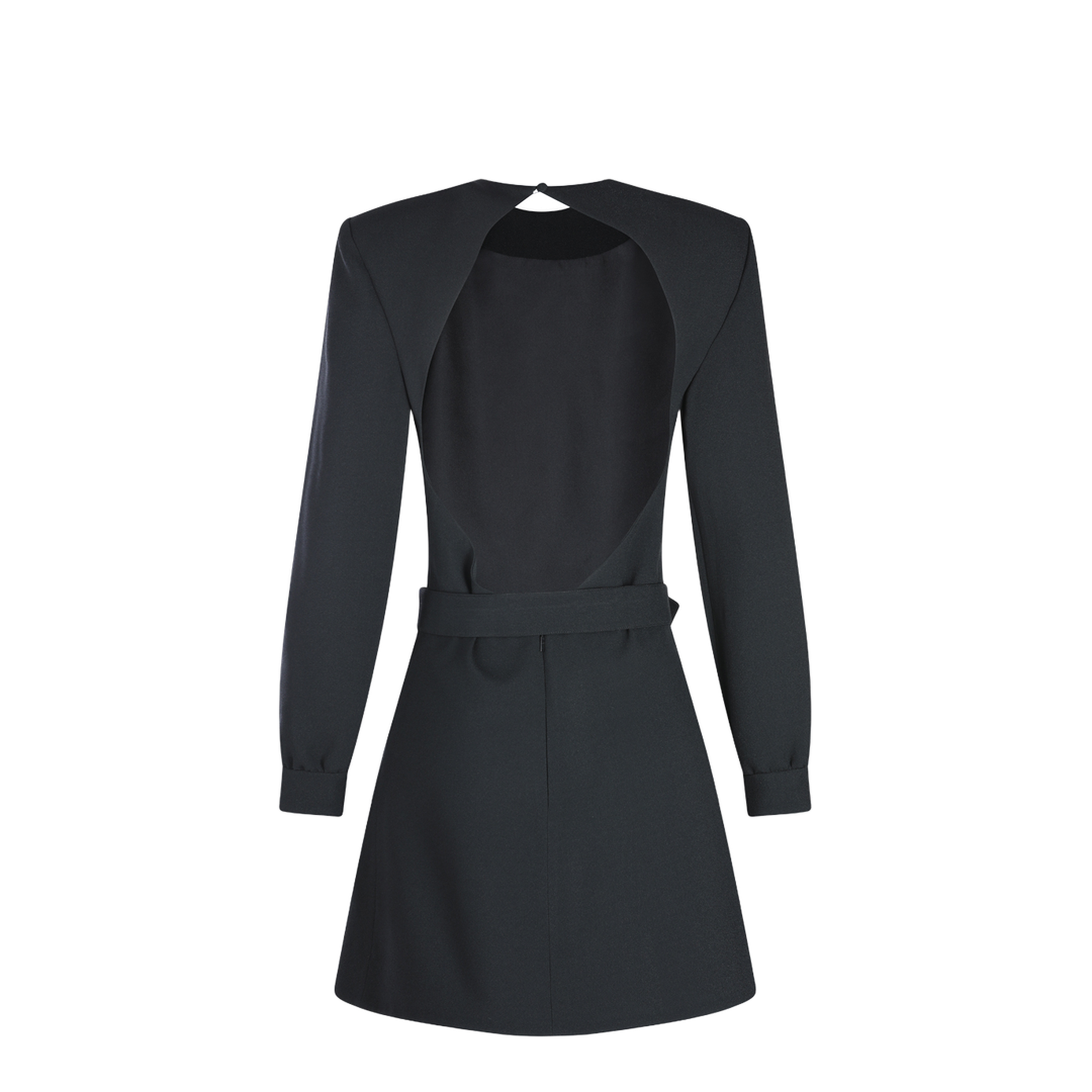 Backless Mini Dress Black - Image 5