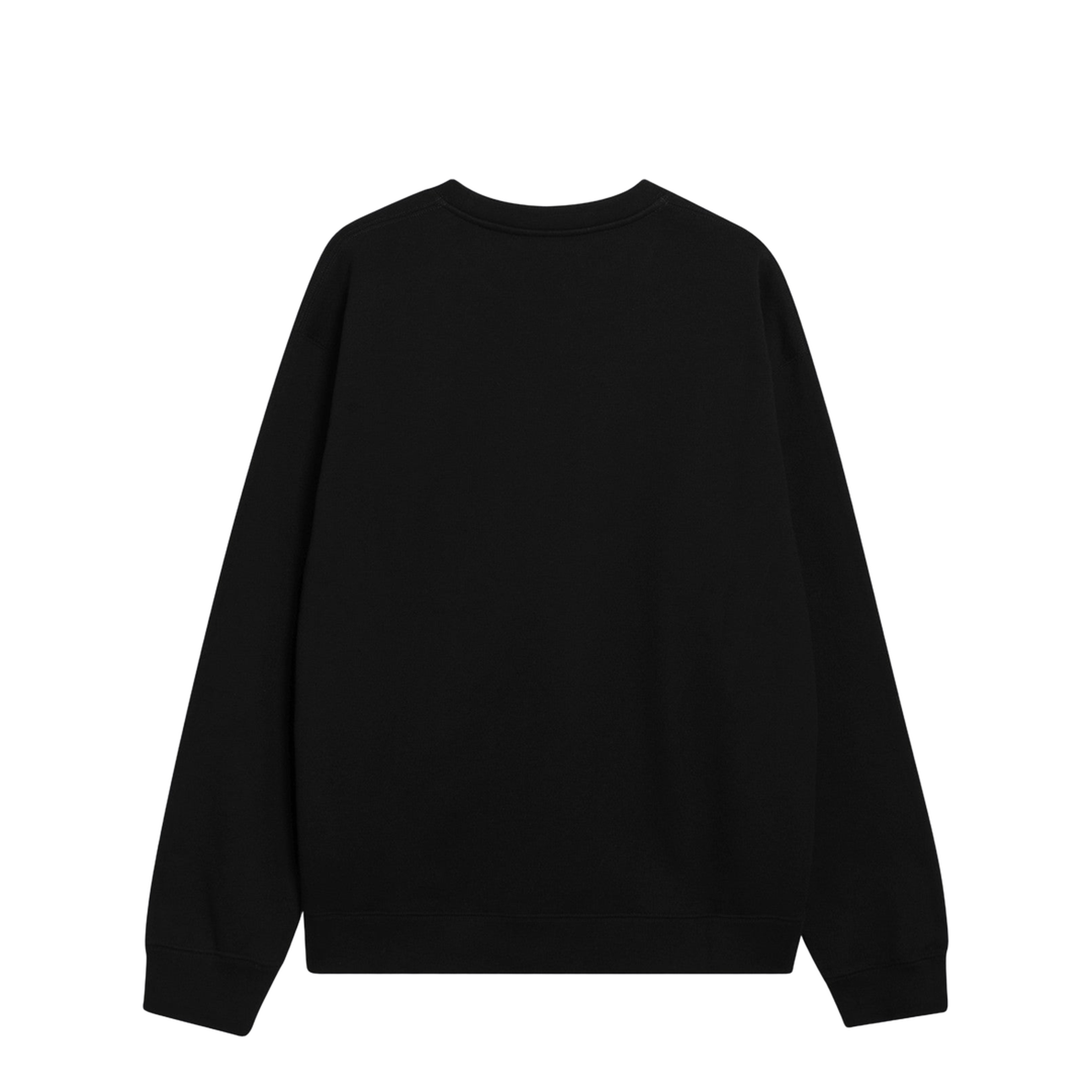 Black Cotton Sweatshirt - Image 2