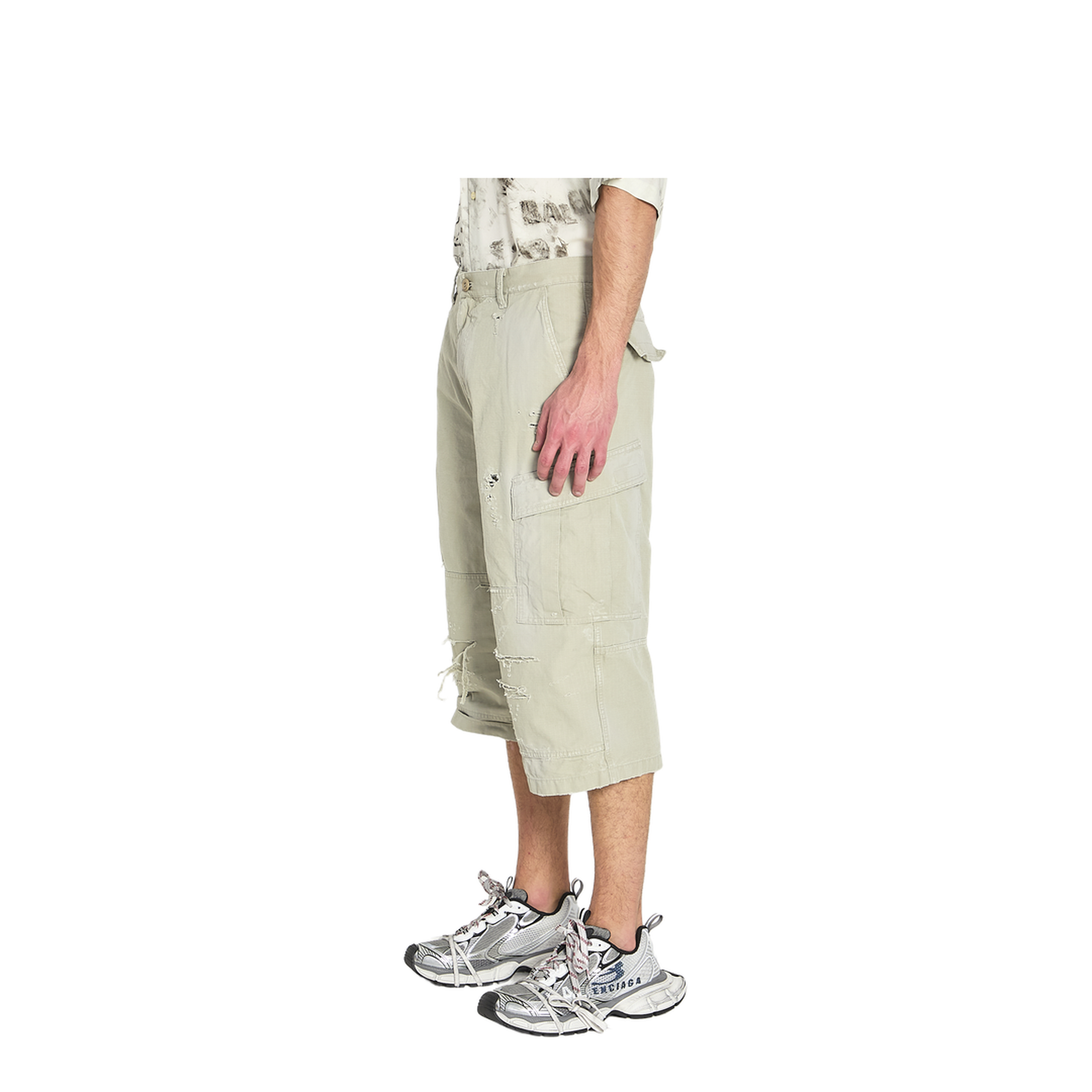 Cropped Cargo Pants - Image 2