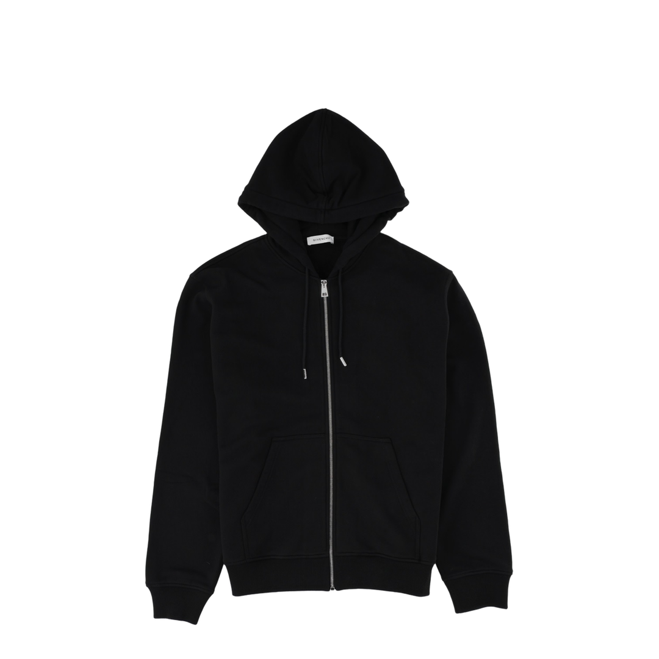 Hooded Cotton Sweatshirt In Black - Image 1