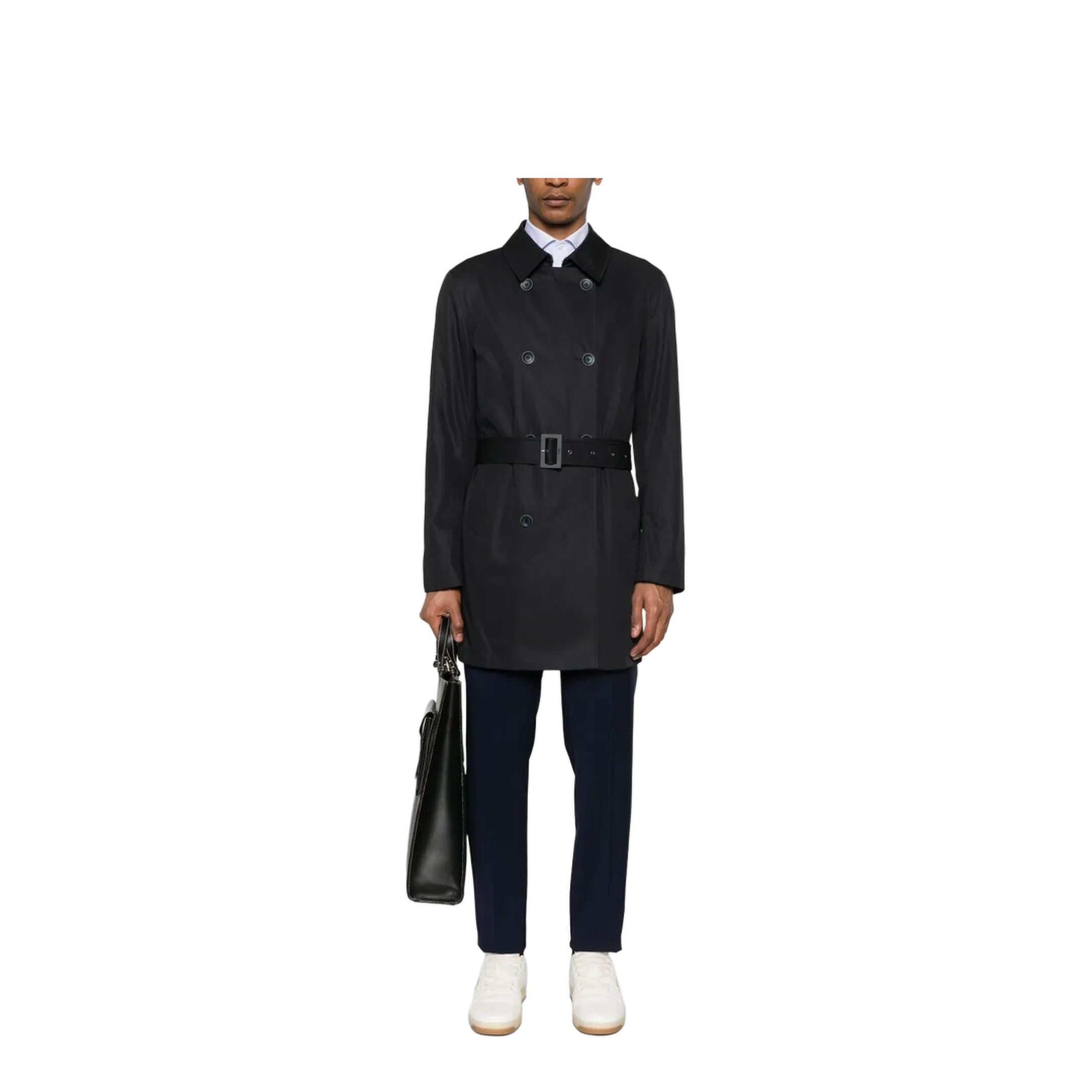Double-Breasted Trench Coat in Dean - Image 2