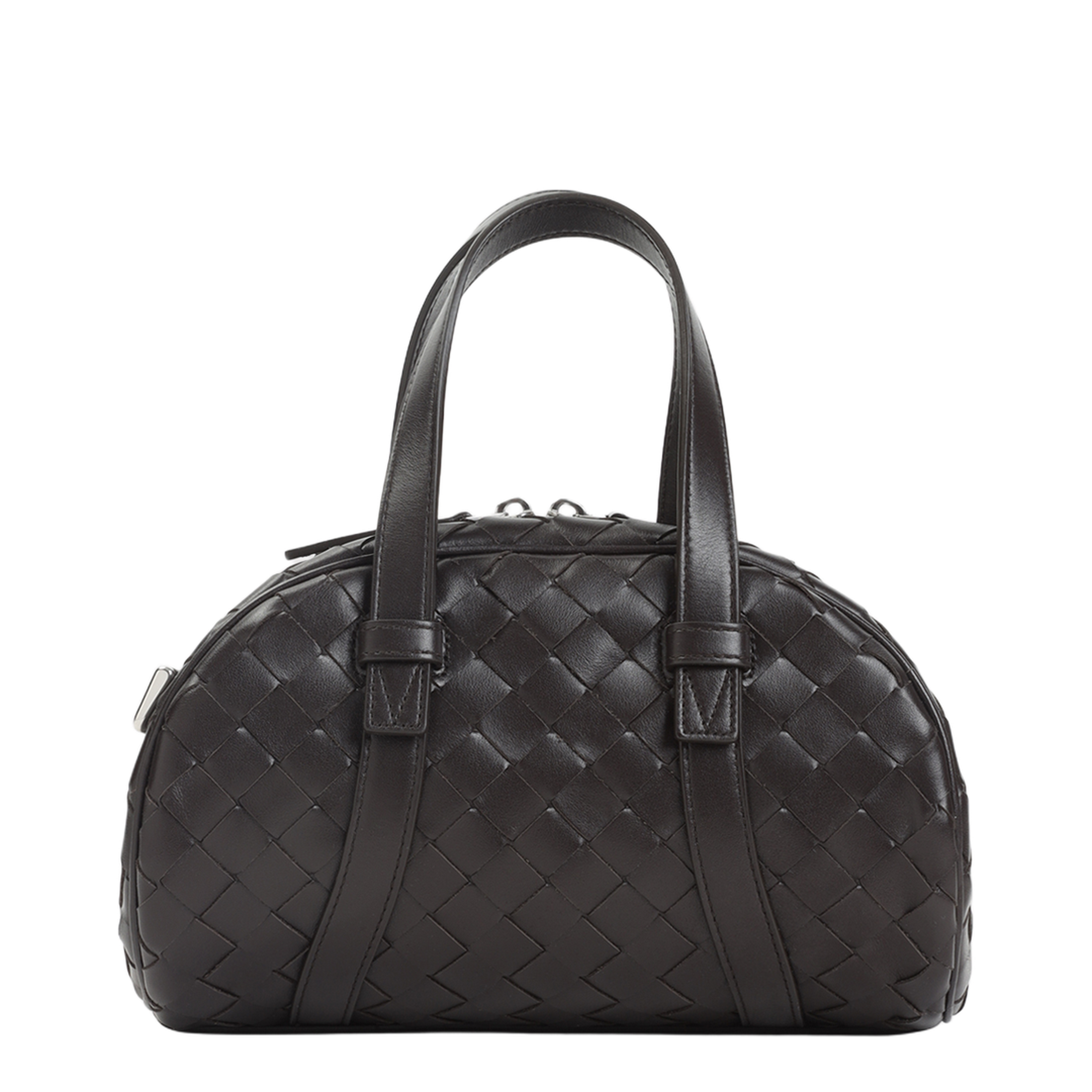 Shoulder Bag with Woven Design - Image 4