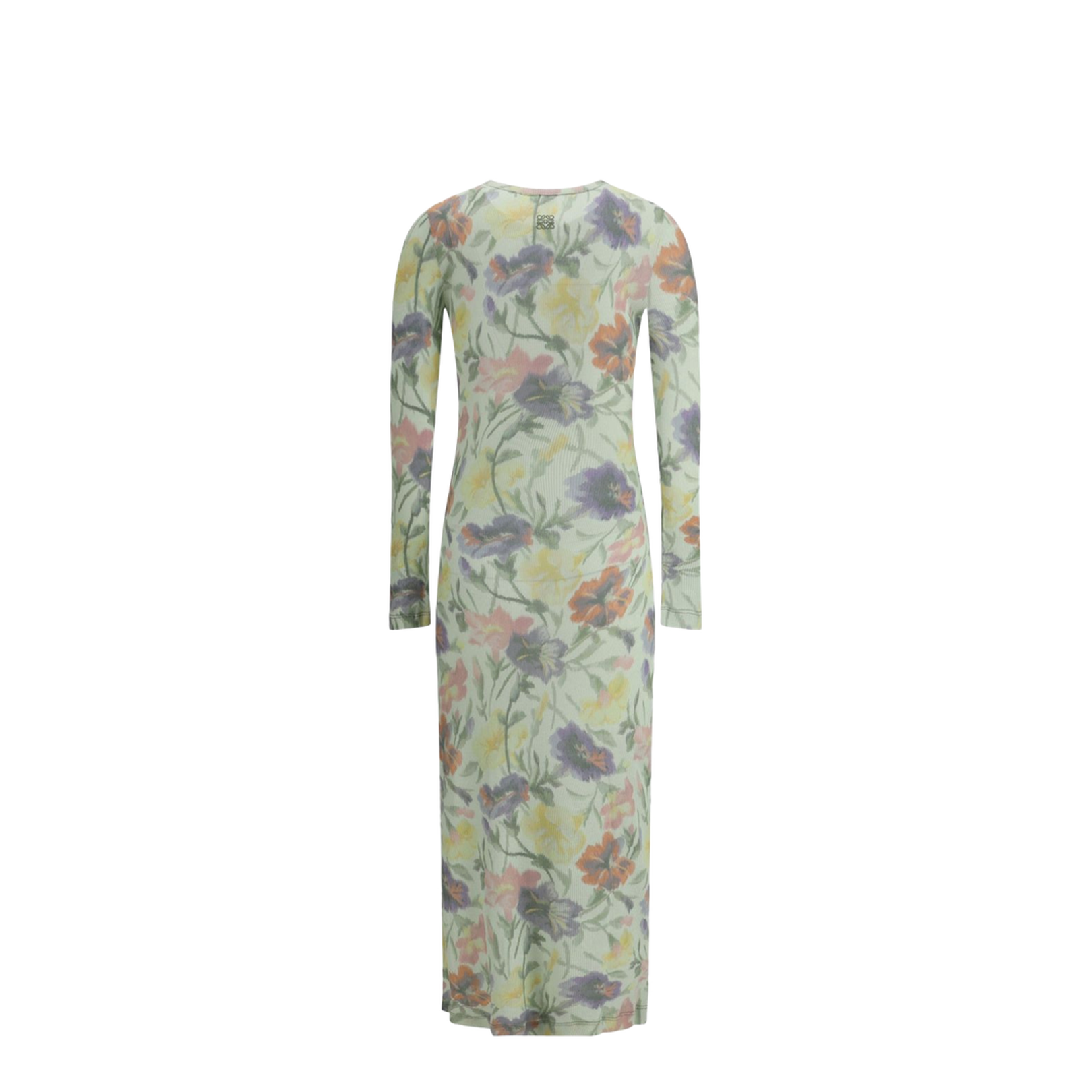 Dress in Silk and Cotton Multicolor - Image 2