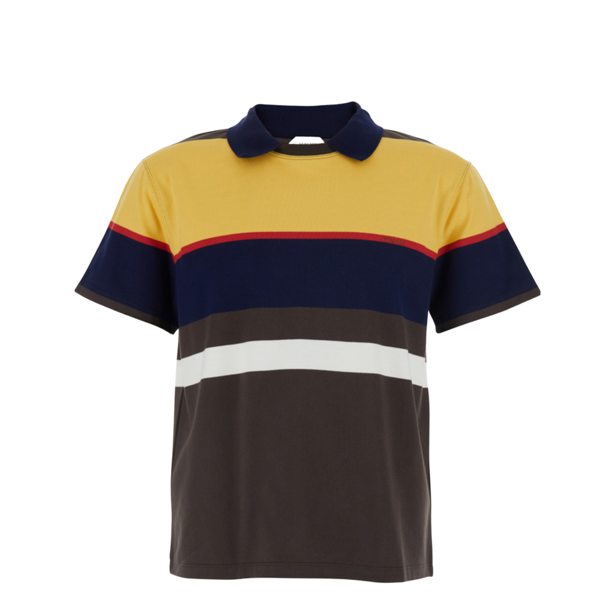Men's Multicolor Striped Cotton T-Shirt - Image 1