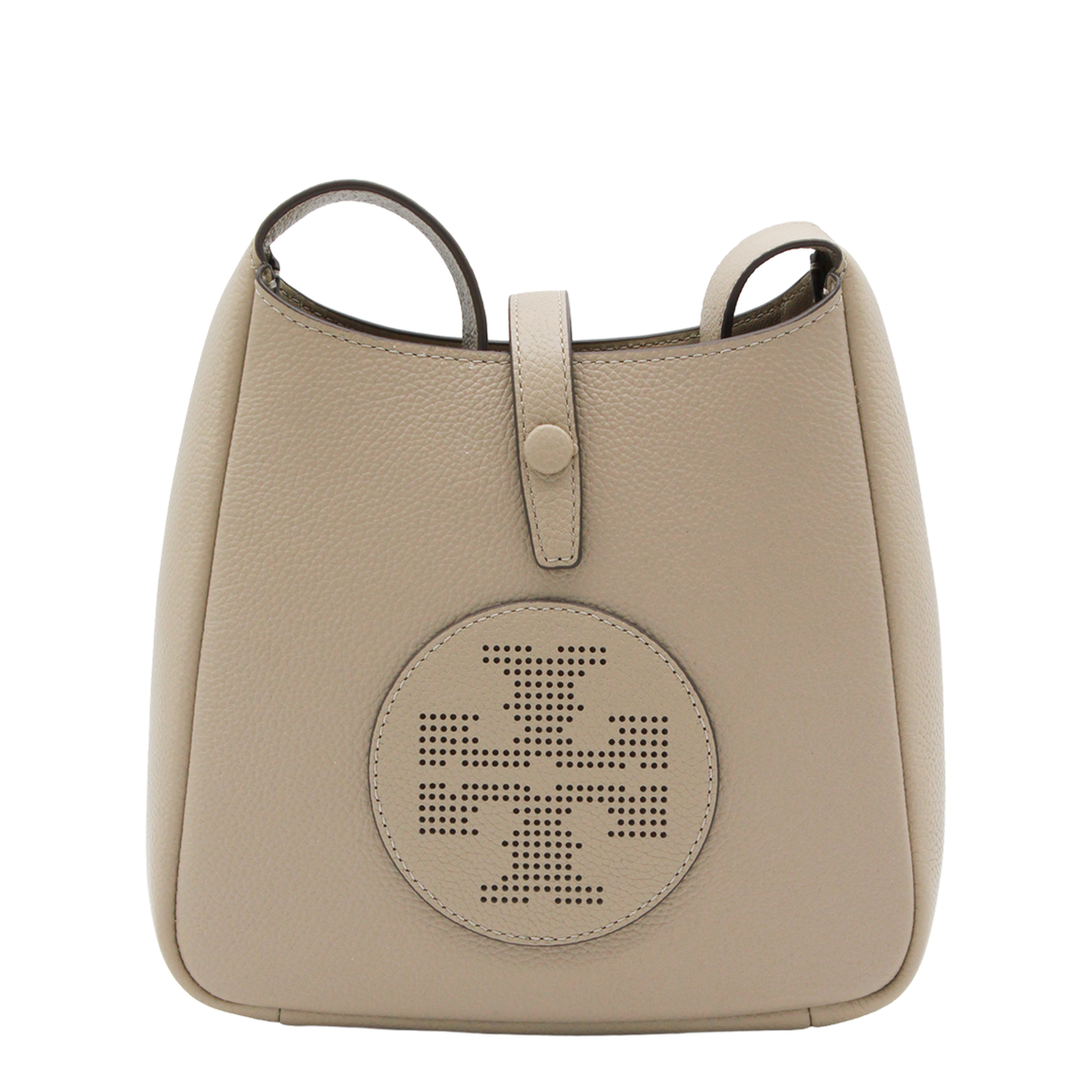 Miller Swing Medium Pebbled Leather Crossbody Bag - Soft Cement - Image 1