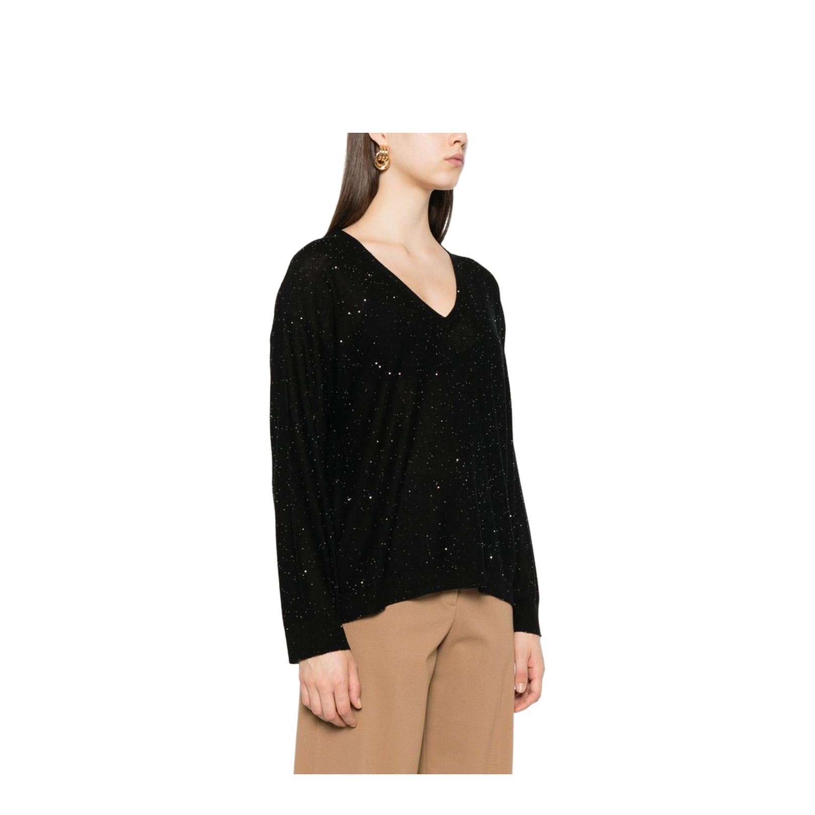 Wool V-Necked Sweater - Image 2