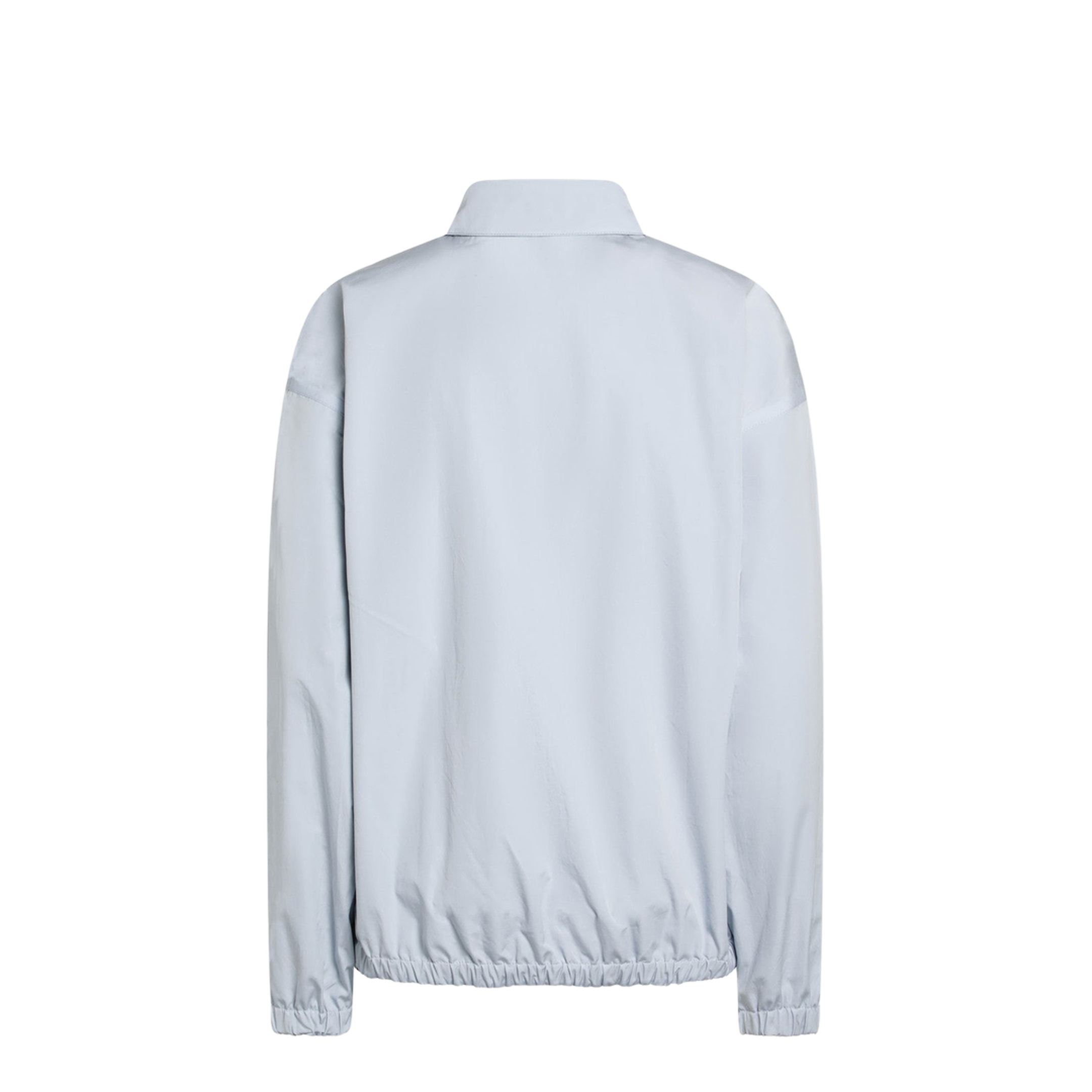 Reversible Light Blue Jacket with Check Pattern - Image 2