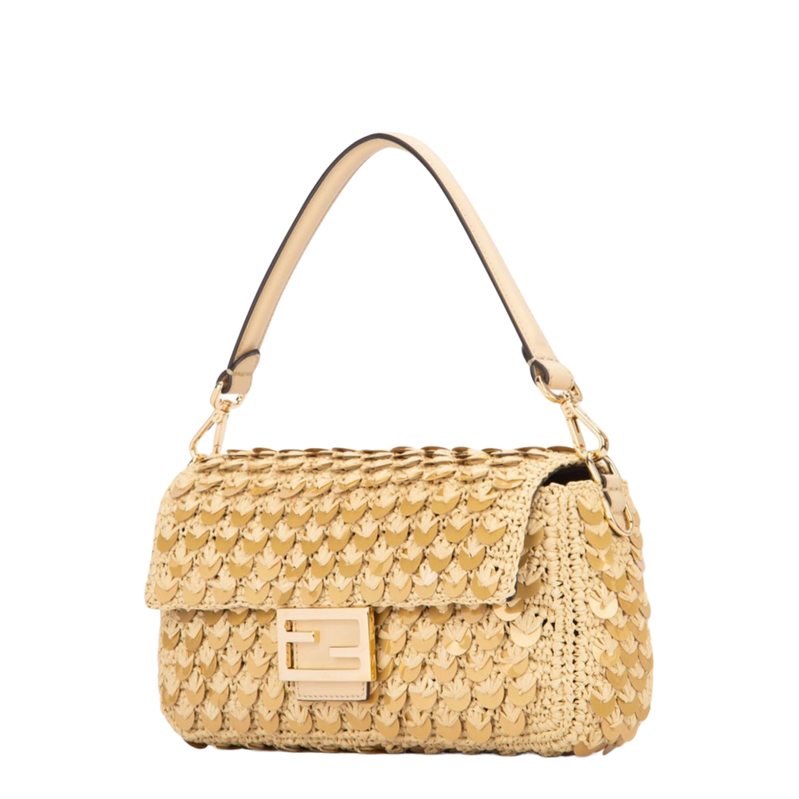 Baguette FF Handbag Gold - Image 2