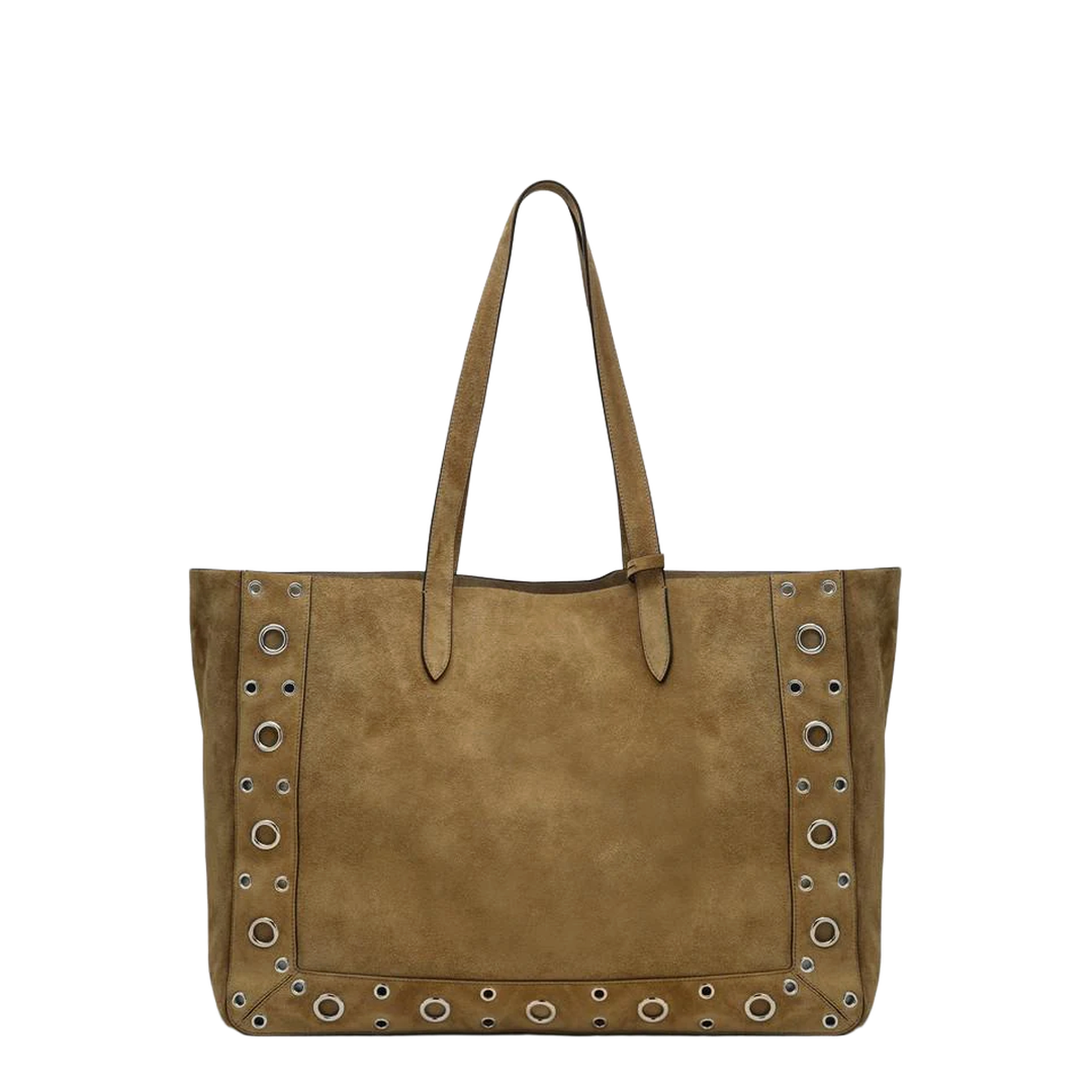 Large Suede Shopping Bag - Image 2