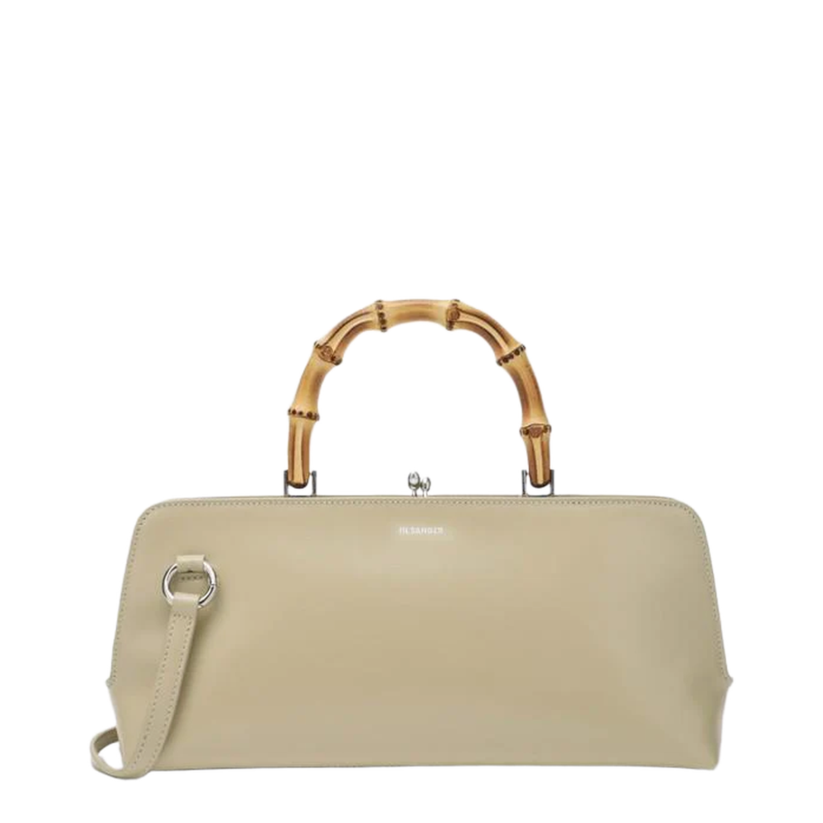 Small Goji Bamboo Bag In Almond Colour - Image 1