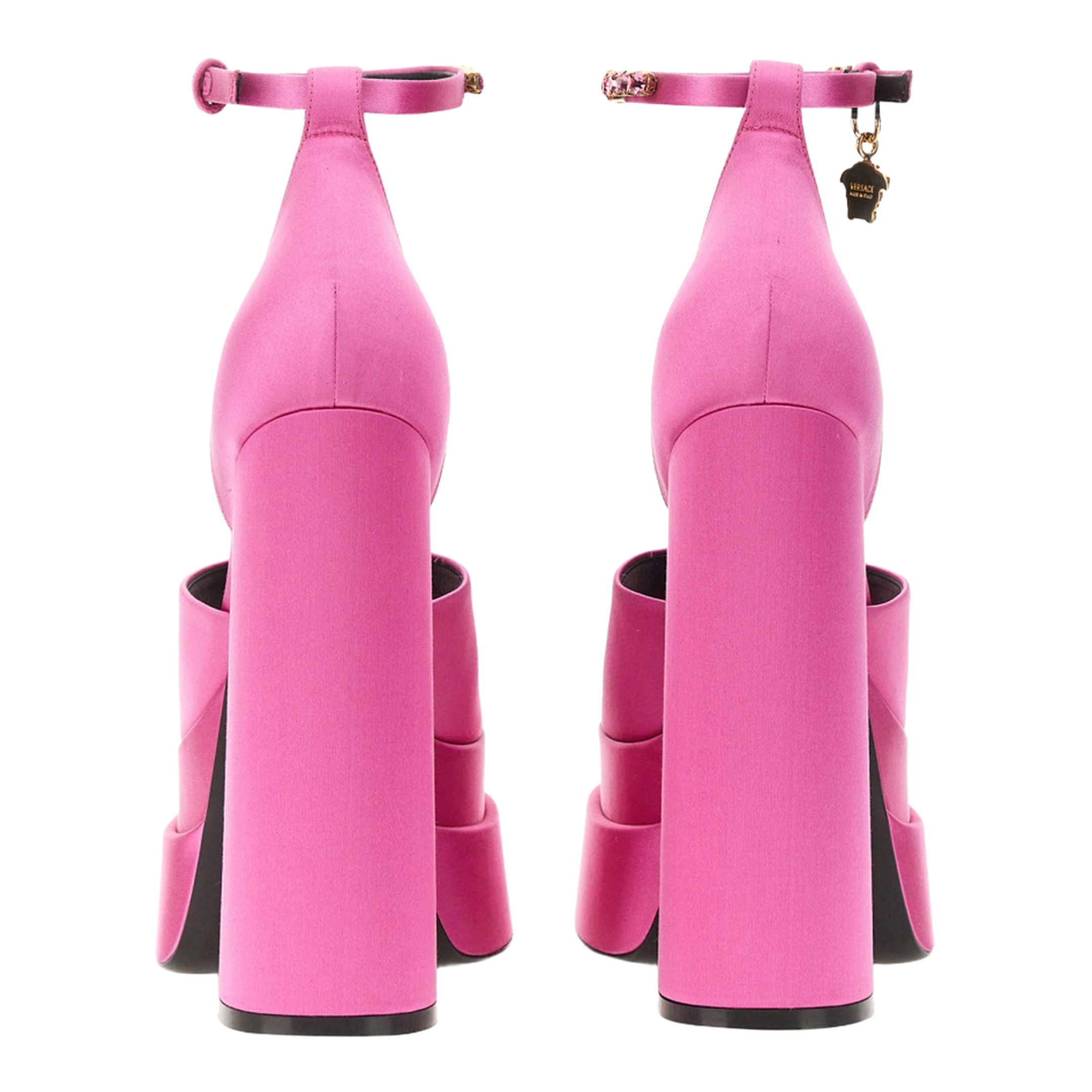 Medusa Charm Platform Sandals - Image 3